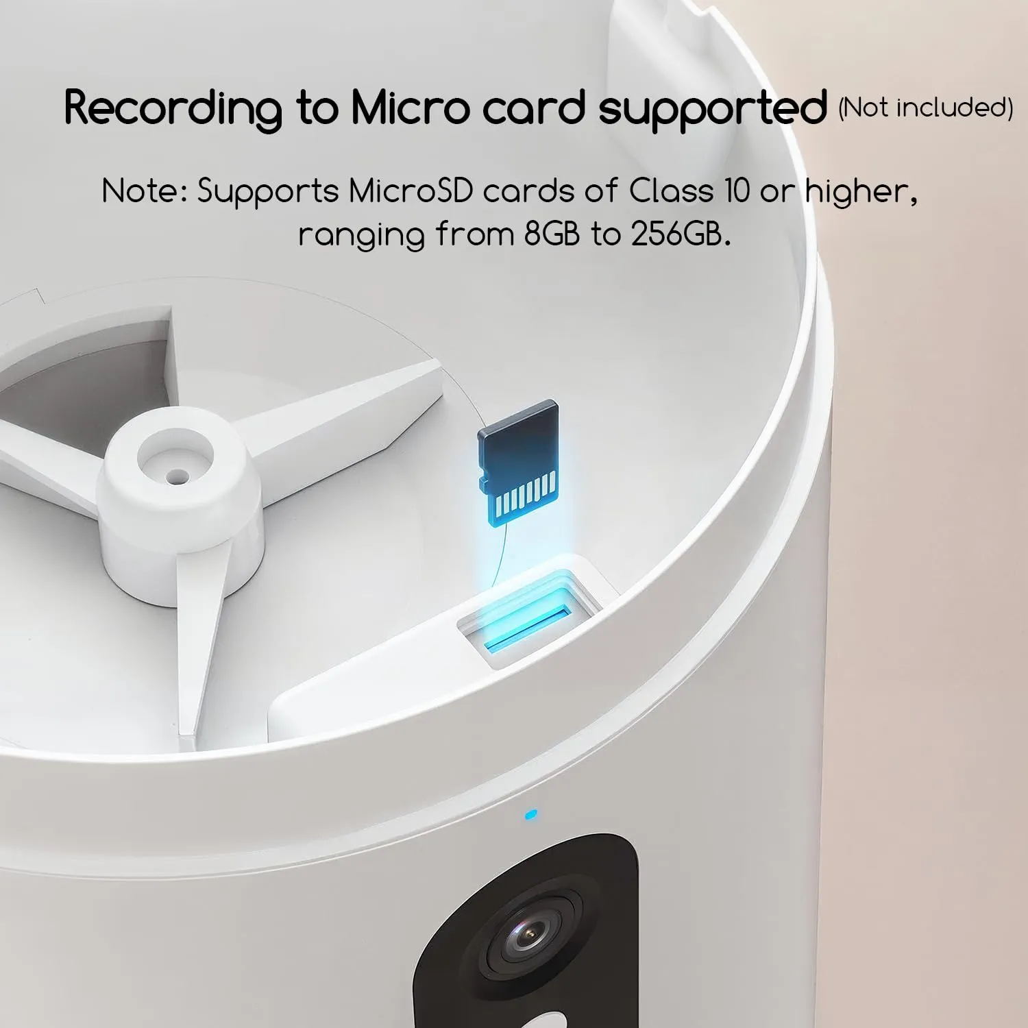 Faroro Dispenser Automatico Cibo Gatti e Cani WiFi, 4L, Telecamera HD 3MP con Visione Notturna, Audio Bidirezionale e Controllo App - immagine 7
