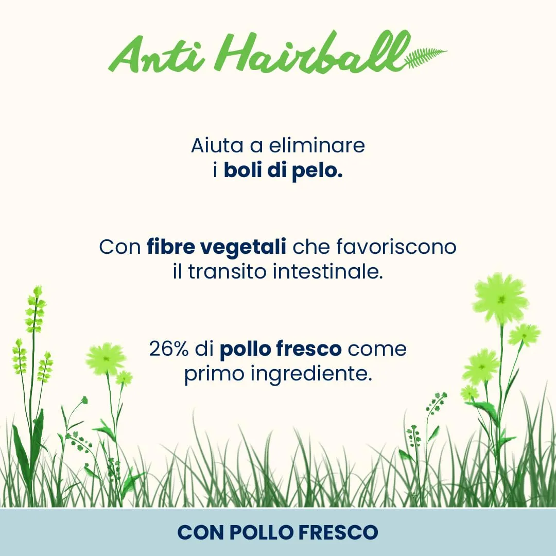 Almo Nature Anti Hairball Crocchette Gatto Adulto Pollo Fresco, 400g - immagine 2