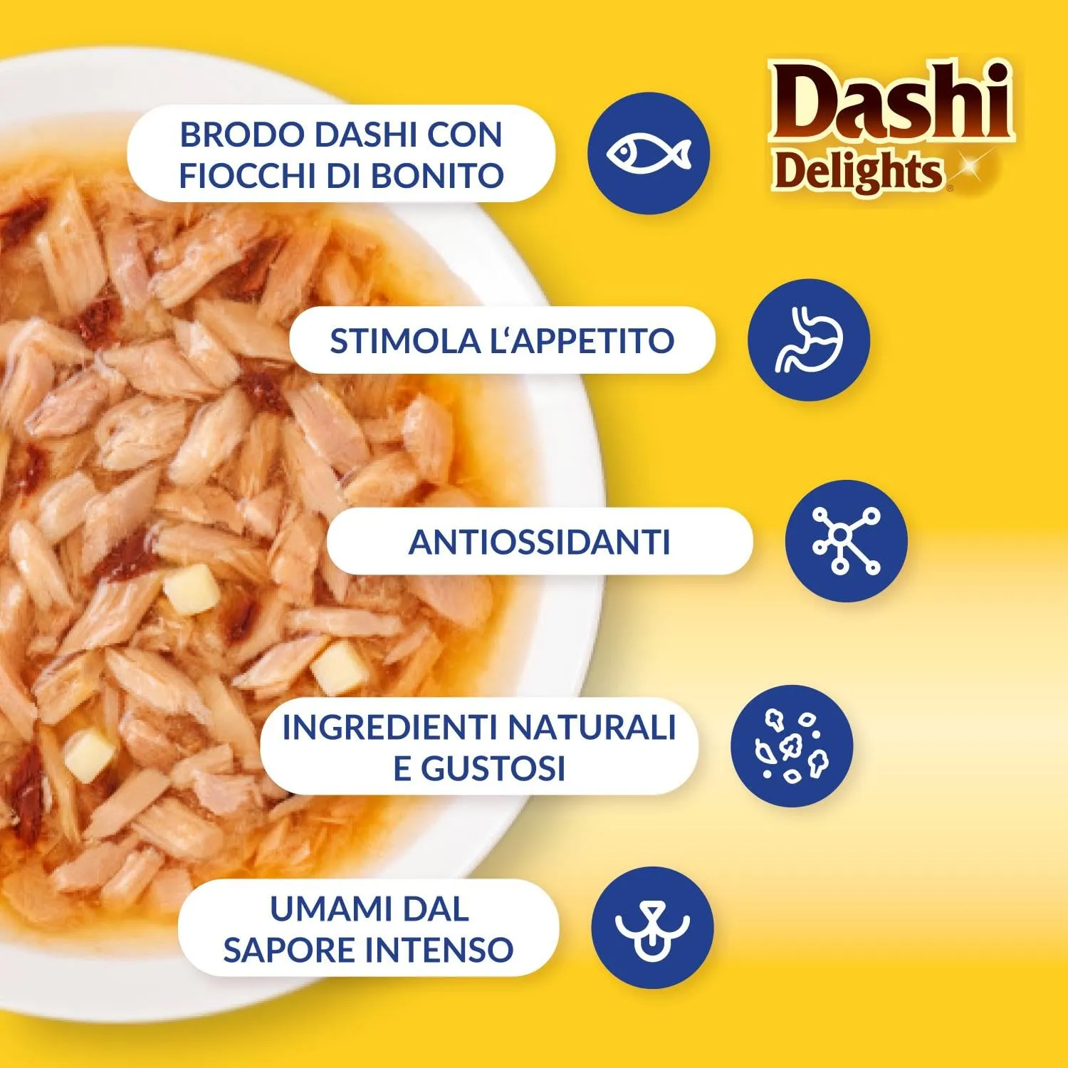 Inaba Dashi Delights, Brodo per Gatti con Tonno e Formaggio, 420g - immagine 5