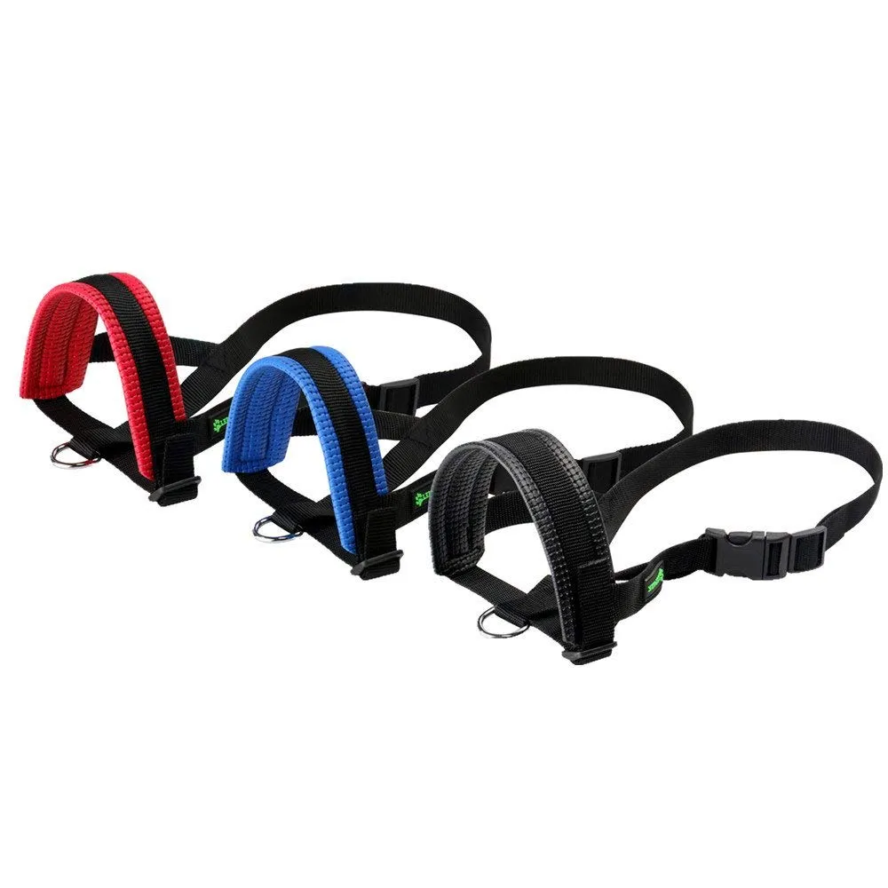 ILEPARK Museruola per Cane in Nylon con Anello Regolabile (XXXL, Nero) - immagine 2