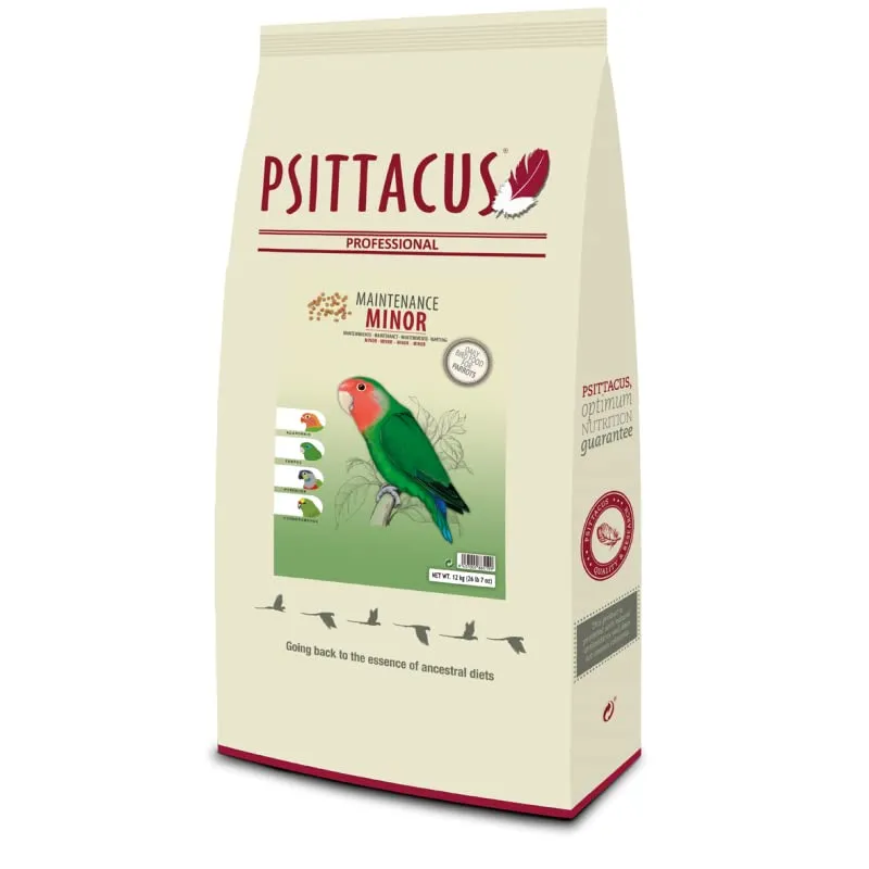 Psittacus Minor Mangime Completo per Agapornis, Forpus e Pyrrhura, 12 kg - immagine 3