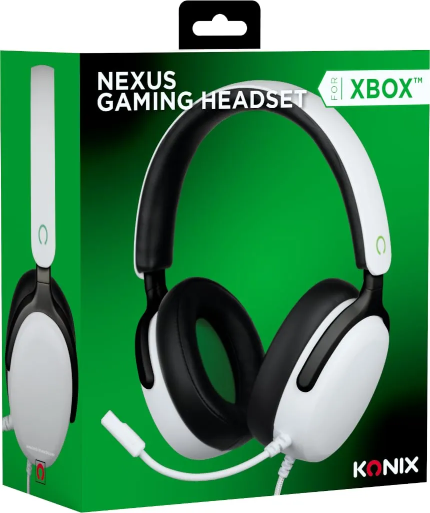 Konix Nexus Cuffie Gaming con Cavo per Xbox One e Series X|S, Bianco - immagine 6