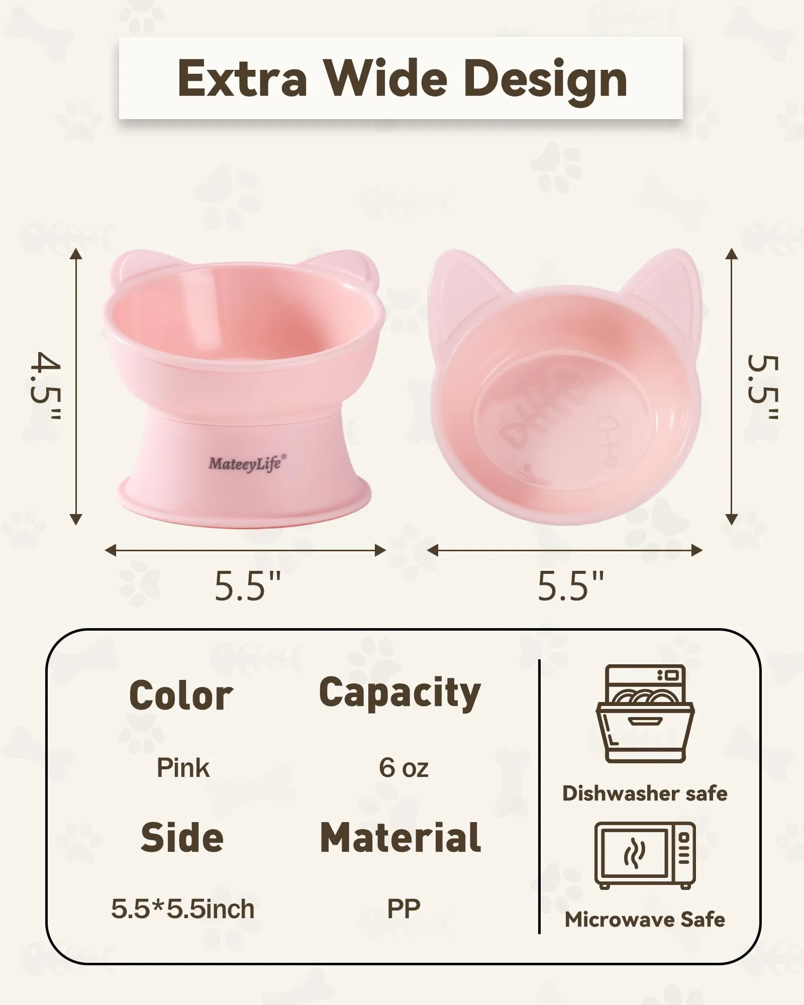 MateeyLife Cat Bowl - immagine 4