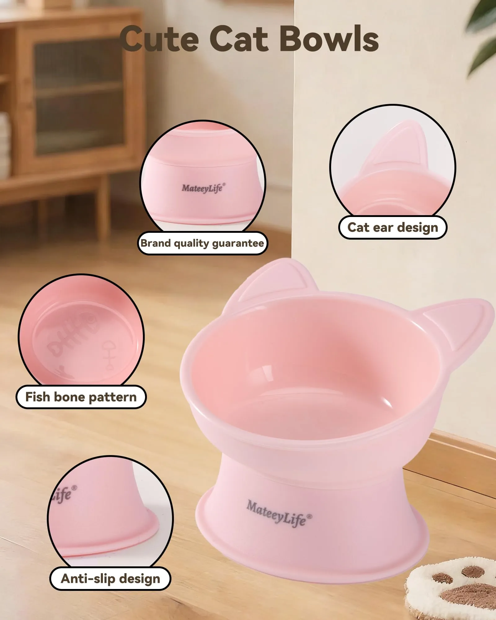 MateeyLife Cat Bowl - immagine 5