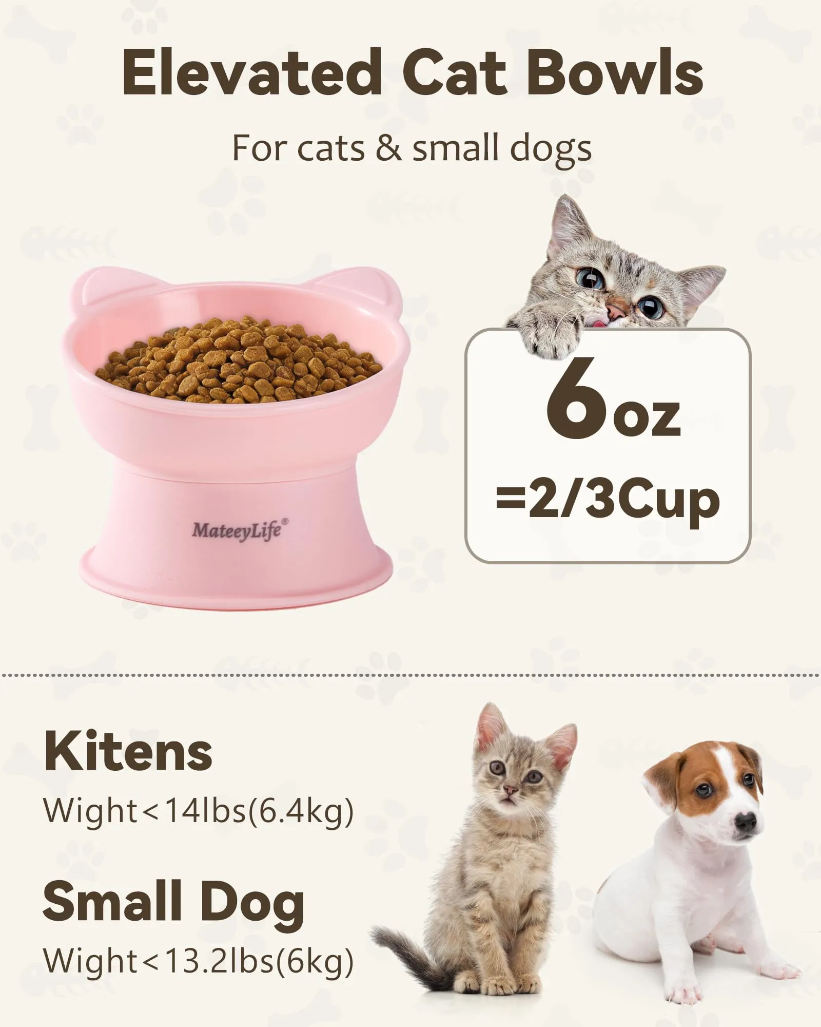 MateeyLife Cat Bowl - immagine 6