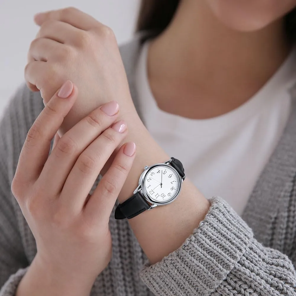 Vicloon Orologio da Donna al Quarzo Analogico, Classico Business Casual (Nero) - immagine 6