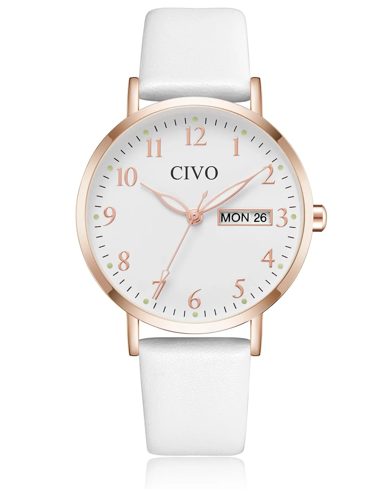 CIVO Orologio Donna Analogico 35mm Quadrante Grande Numeri 2408C-4 - immagine 1