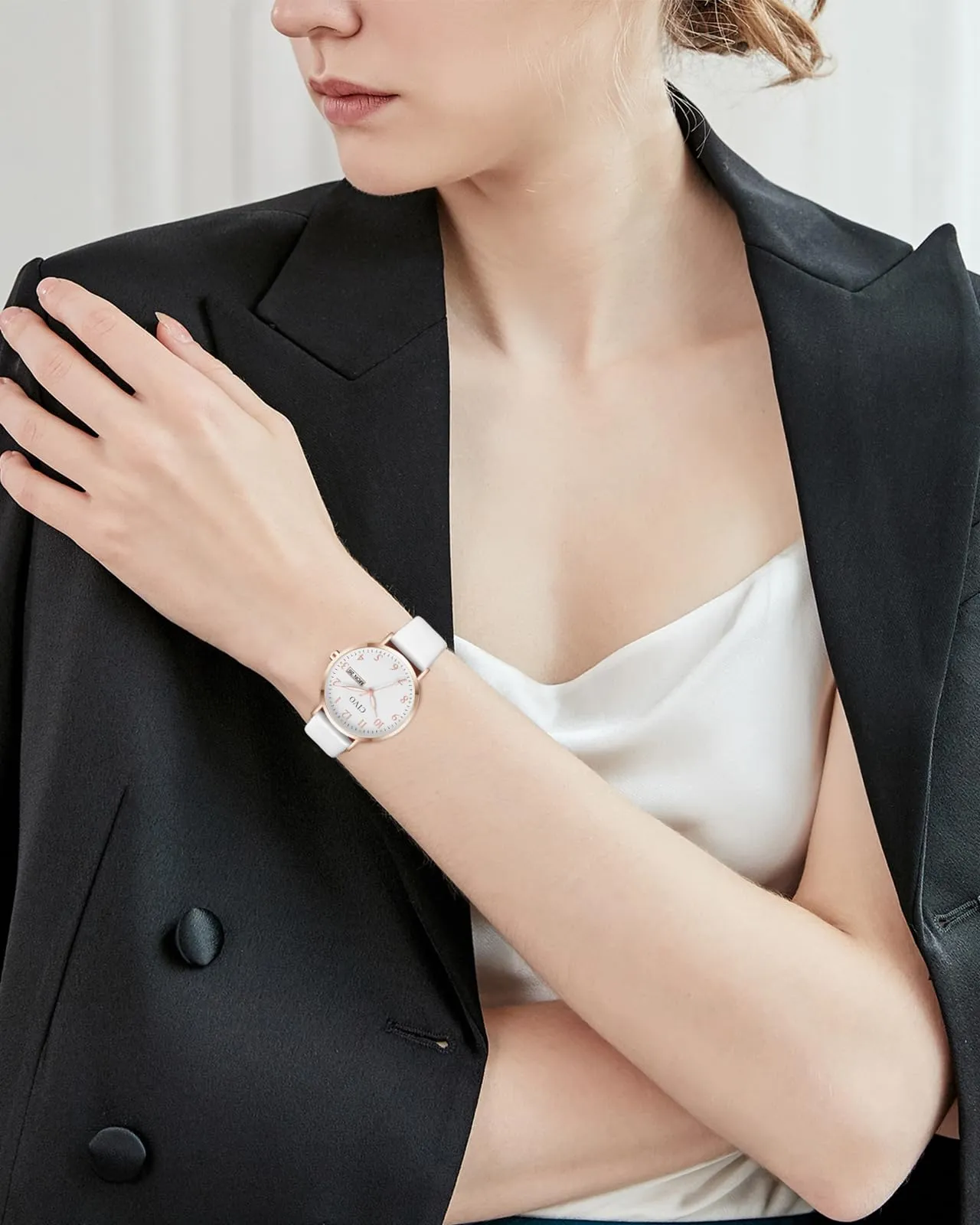 CIVO Orologio Donna Analogico 35mm Quadrante Grande Numeri 2408C-4 - immagine 9