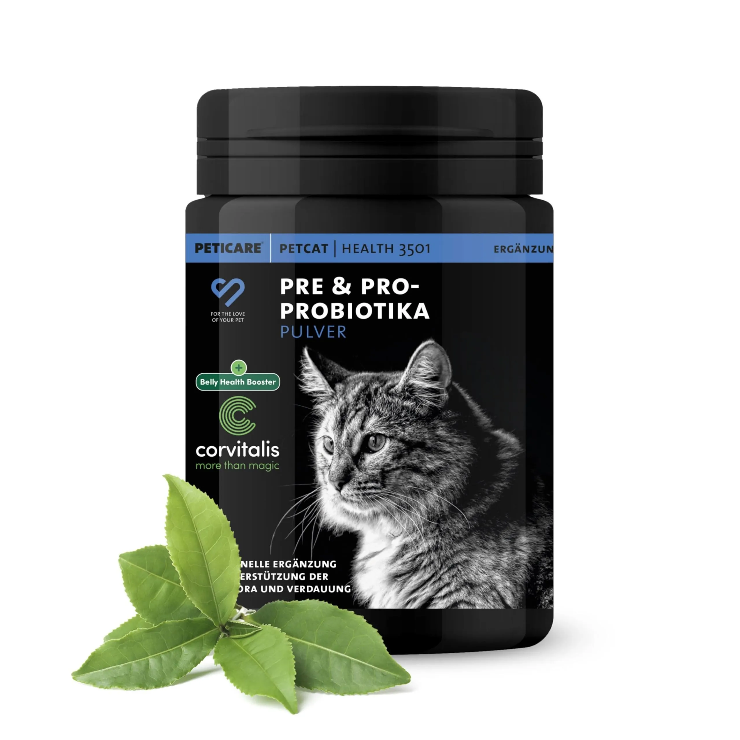 Peticare Polvere Flora Intestinale Gatti con Probiotici e Prebiotici, 200 g - immagine 1
