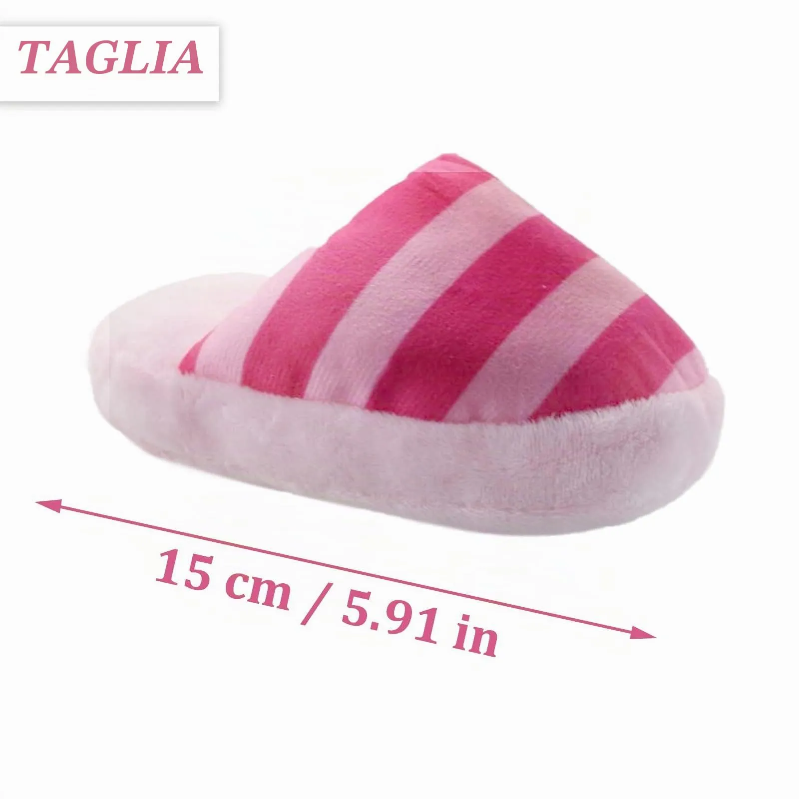 FuninCrea Gioco Interattivo per Cani a Forma di Pantofola con Suono Squittante per Pulizia dei Denti - immagine 3
