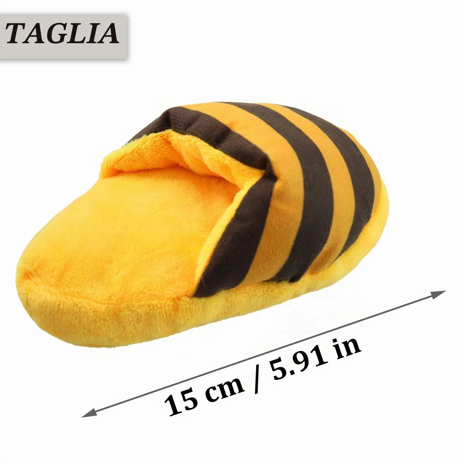 FuninCrea Giocattolo di Peluche Pantofole per Cani, Interattivo per Pulizia Denti e Anti-Noia - immagine 2