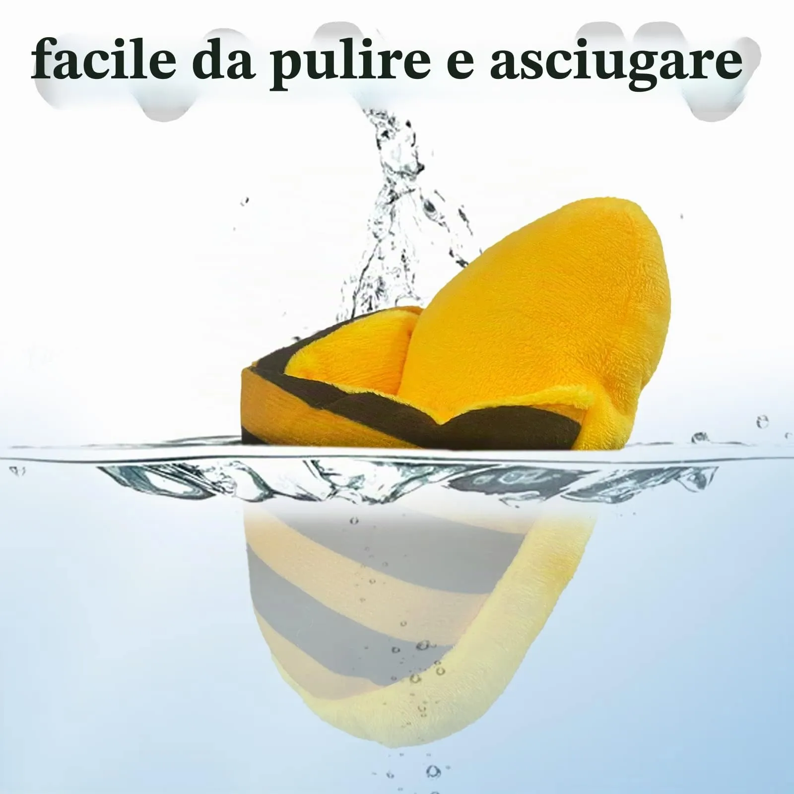 FuninCrea Giocattolo di Peluche Pantofole per Cani, Interattivo per Pulizia Denti e Anti-Noia - immagine 4