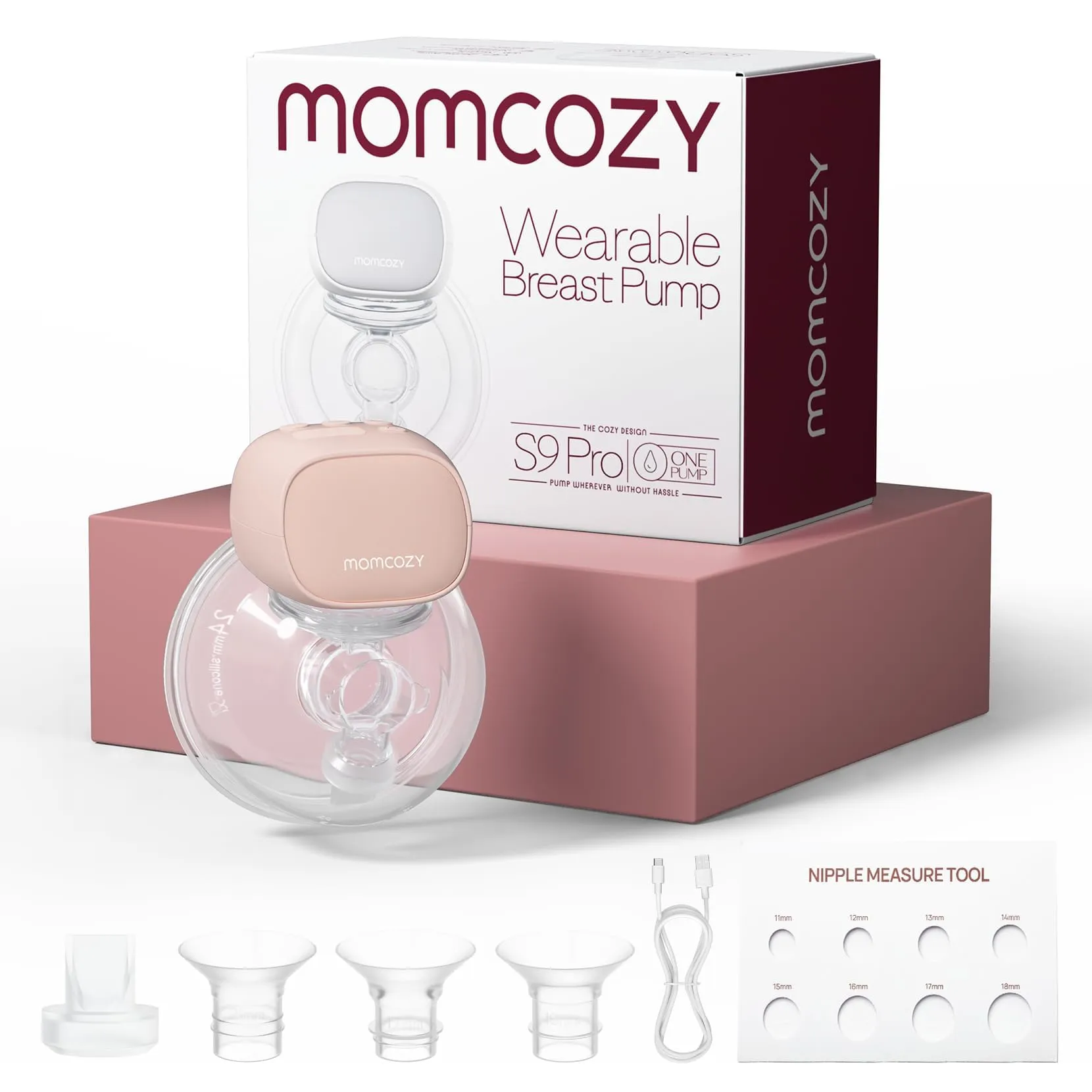 Momcozy S9 Pro Tiralatte Elettrico Indossabile Mani Libere 24mm - immagine 1