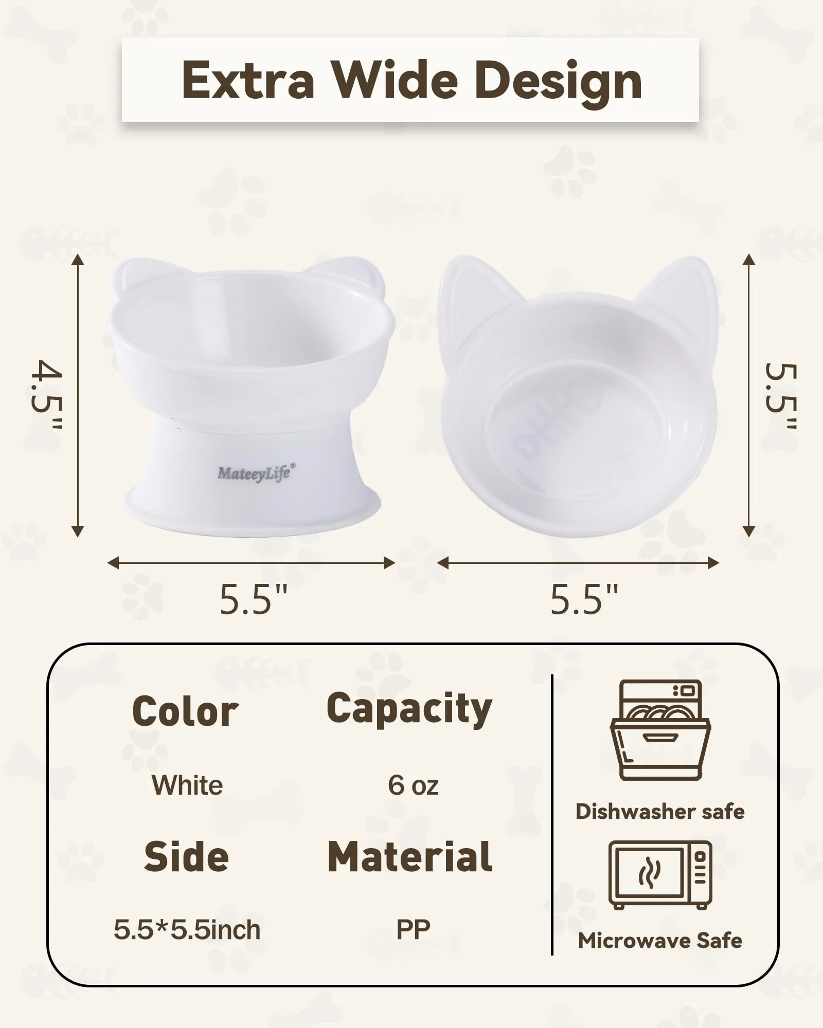 MateeyLife Cat Bowl - immagine 4