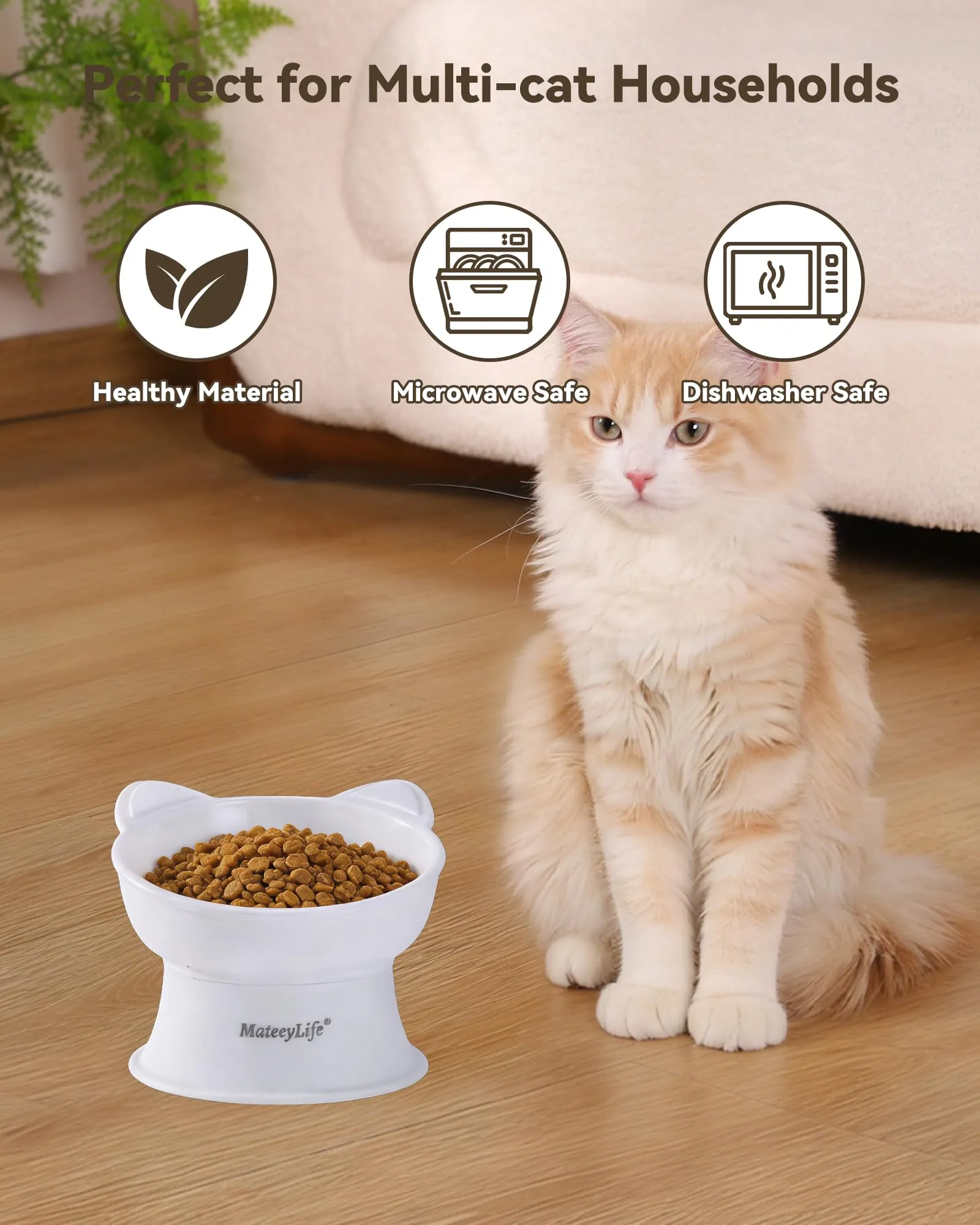 MateeyLife Cat Bowl - immagine 6