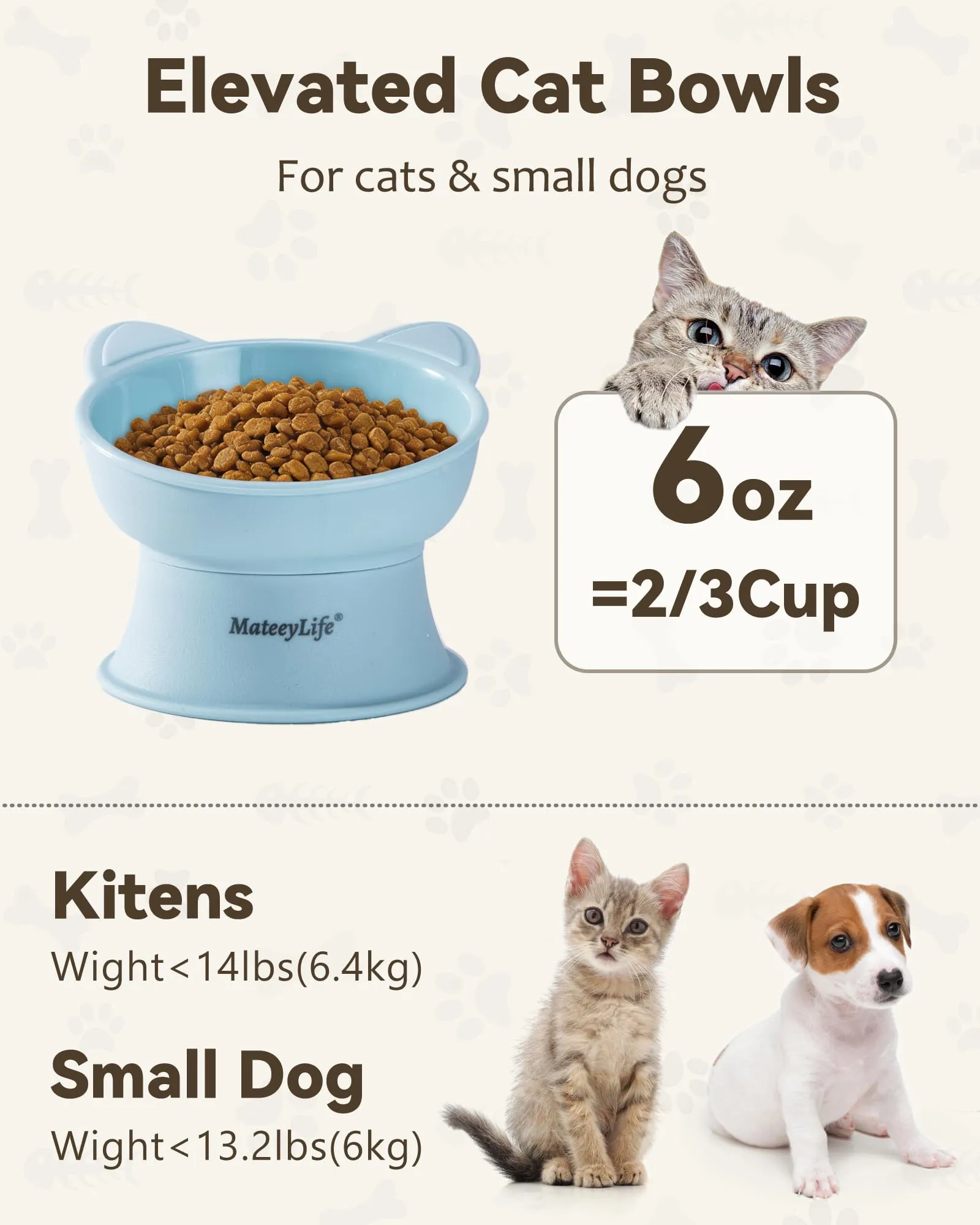 MateeyLife Cat Bowl - immagine 6