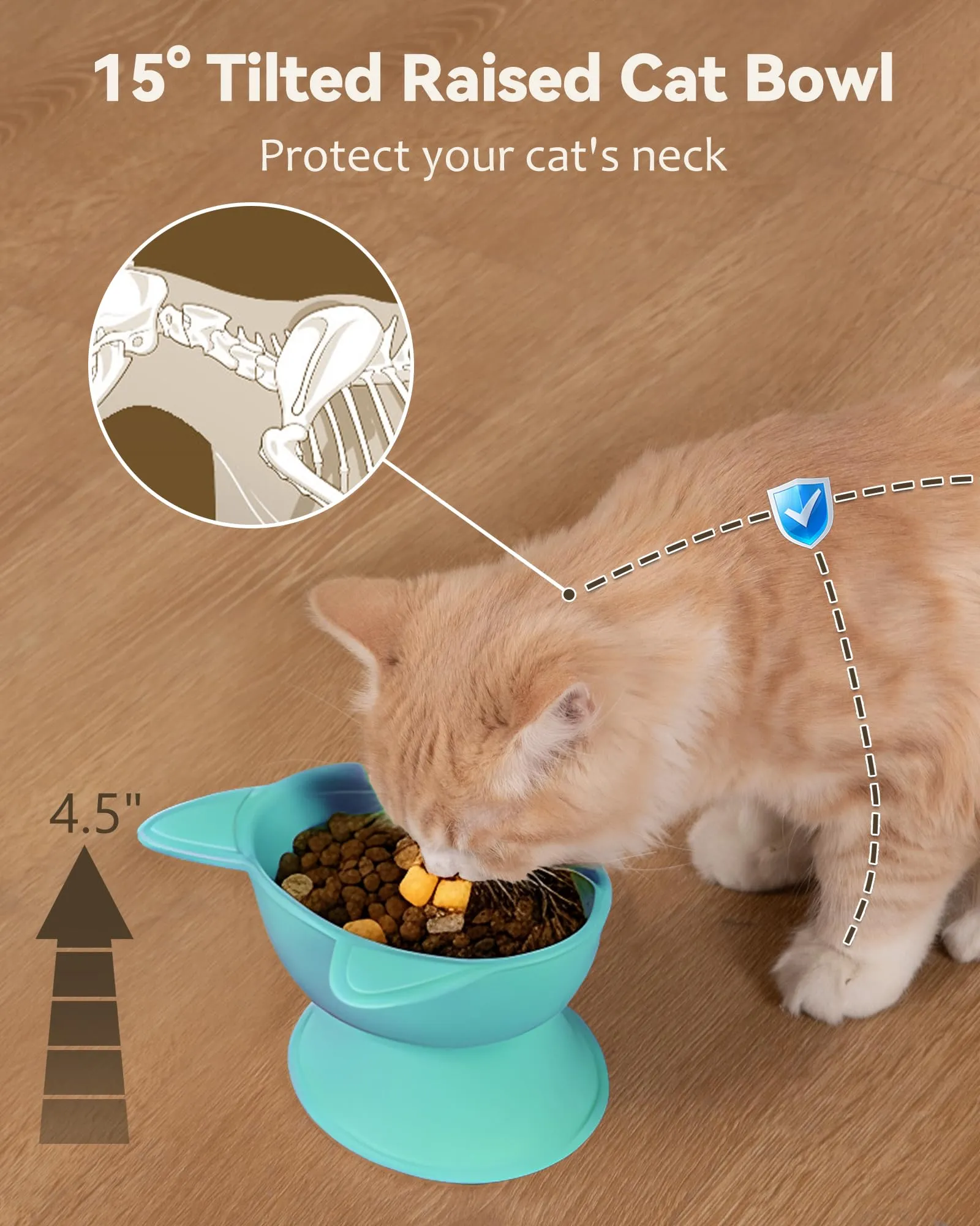 MateeyLife Cat Bowl - immagine 2