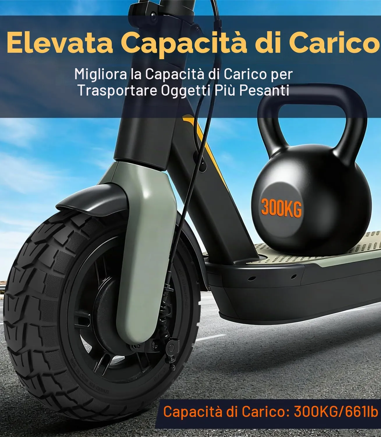 BANGTING Gomma Monopattino Elettrico 10x2.75-6.5 - immagine 5