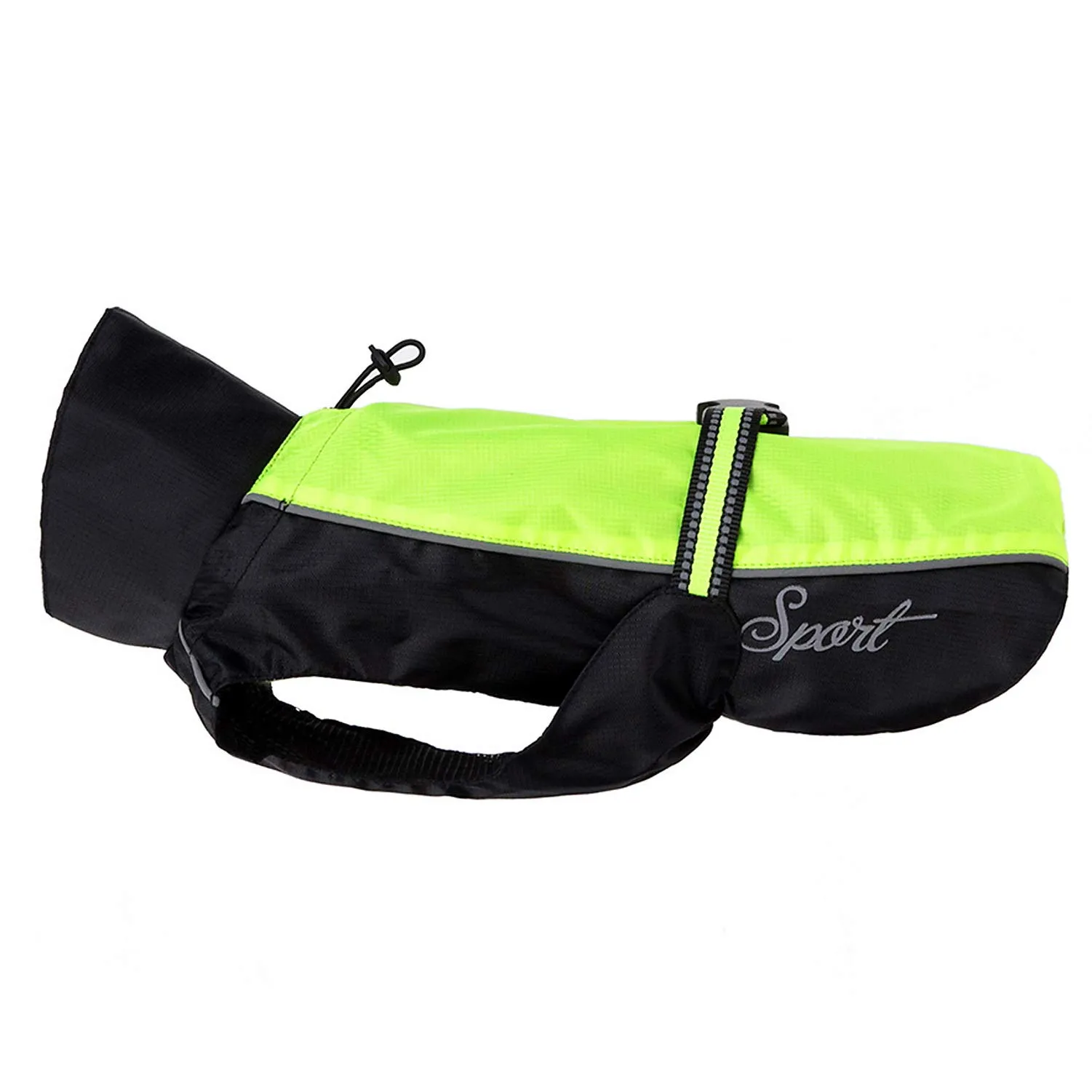 Zunea Impermeabile per Cani Taglia Media e Grande, Giacca Riflettente Antivento con Fodera in Rete, Verde 4XL - immagine 9