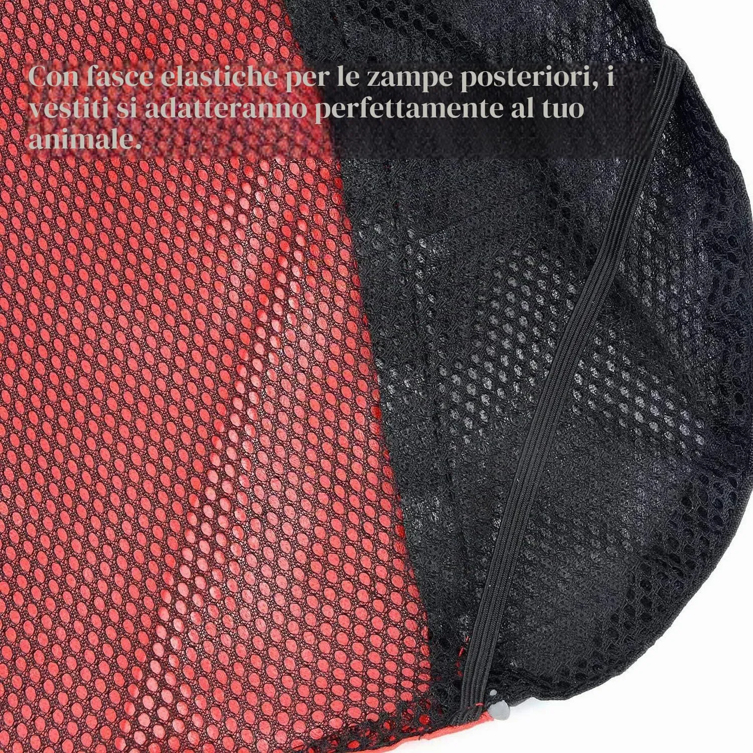 Zunea Impermeabile per Cani Taglia Media e Grande, Giacca Riflettente e Antivento con Fodera in Rete, Rosso 3XL - immagine 7