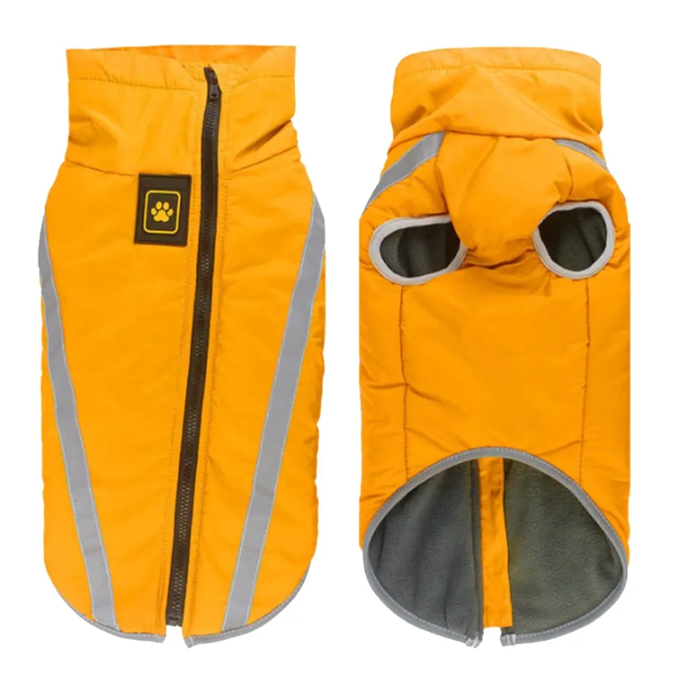 FEimaX Cappotto Invernale per Cani, Giacca Impermeabile Antivento Riflettente in Pile con Foro per Imbracatura - immagine 1