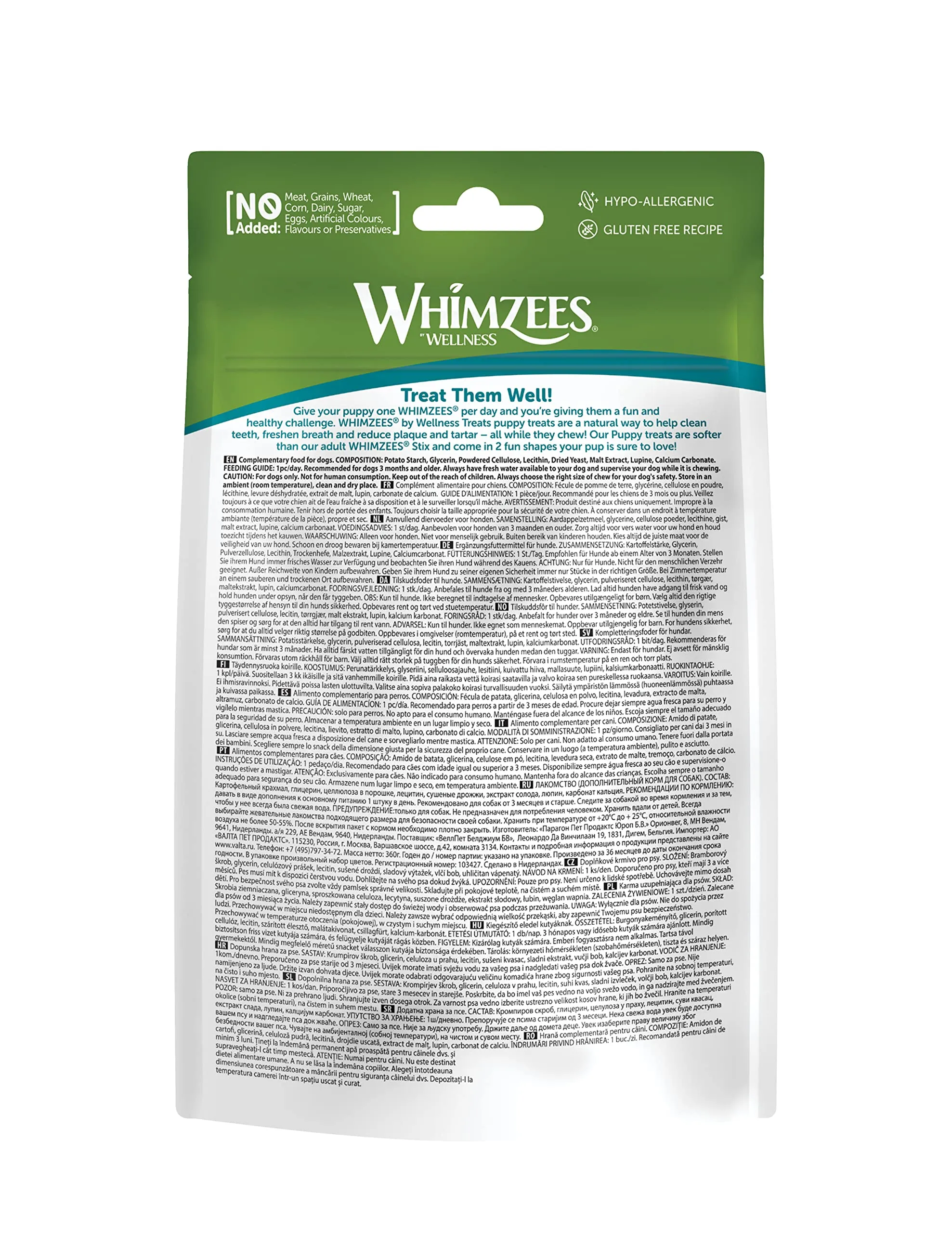 Whimzees Stix per Cuccioli, XS/S, 28 Pezzi - immagine 2