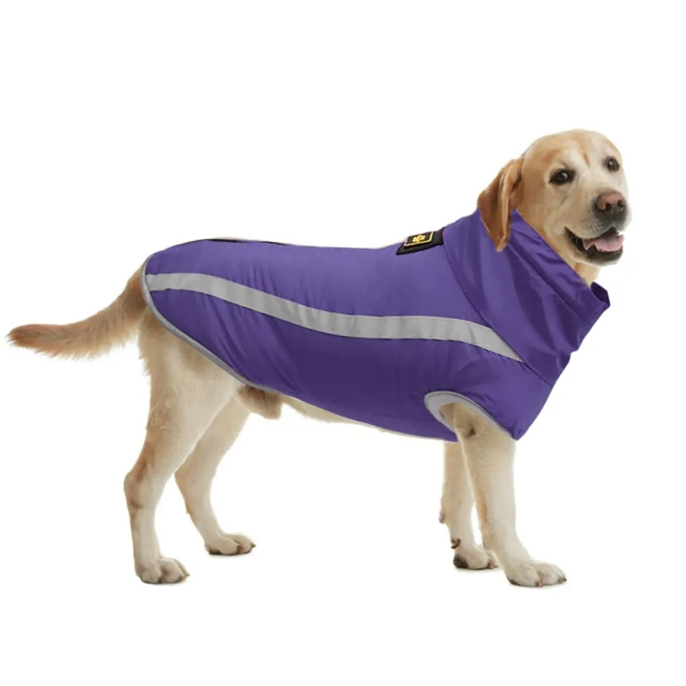 FEimaX Cappotto Invernale per Cani Impermeabile, Antivento e Riflettente con Interno in Pile e Foro per Imbracatura - immagine 2