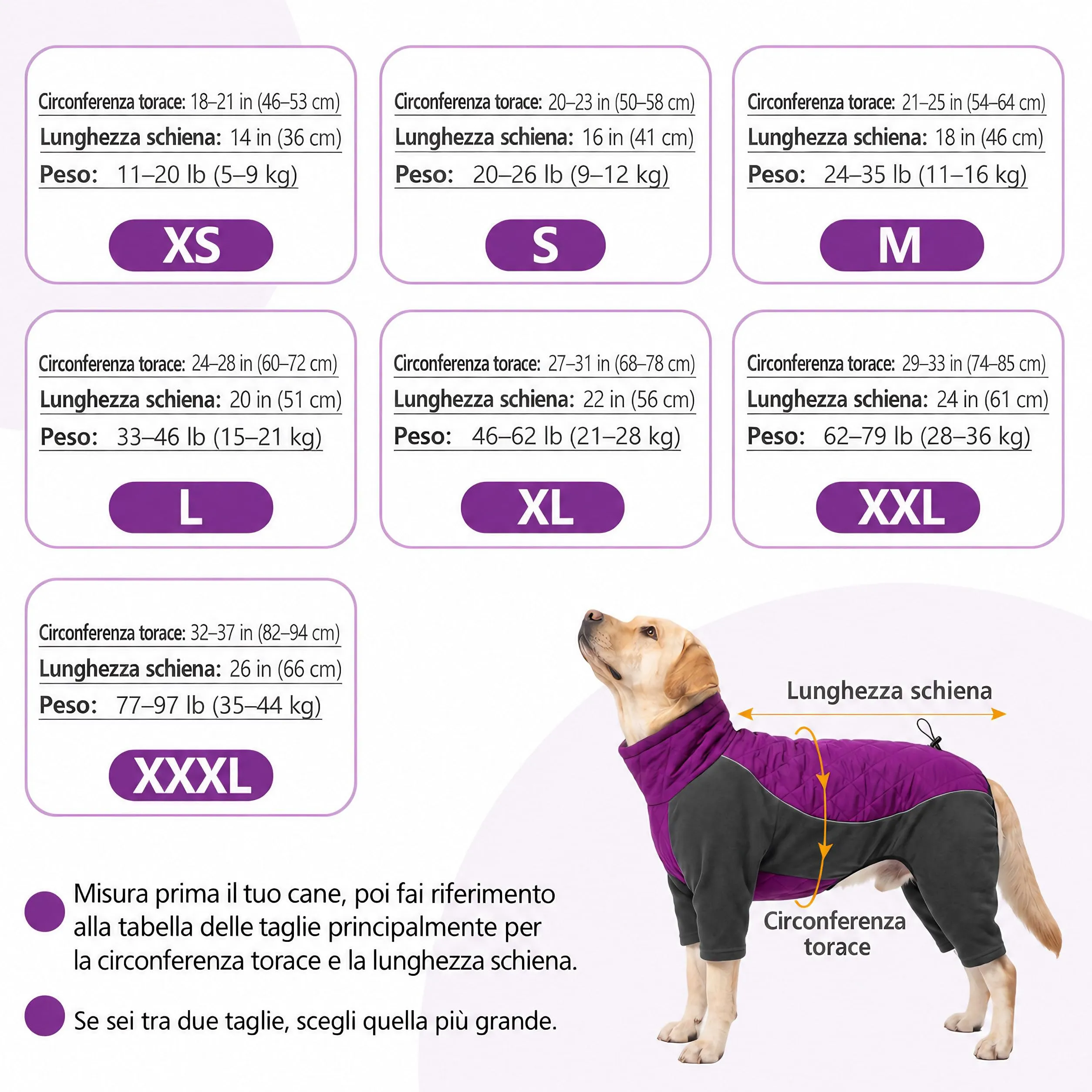 HEYWEAN Manteau Chien à Pattes Coupe-Vent Réfléchissant Ajustable Hiver, XXL, Rosa - immagine 2
