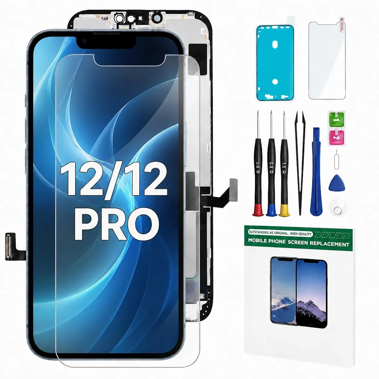 Hoonyer Display Kit for iPhone 12 and 12 Pro (6.1'') - immagine 1