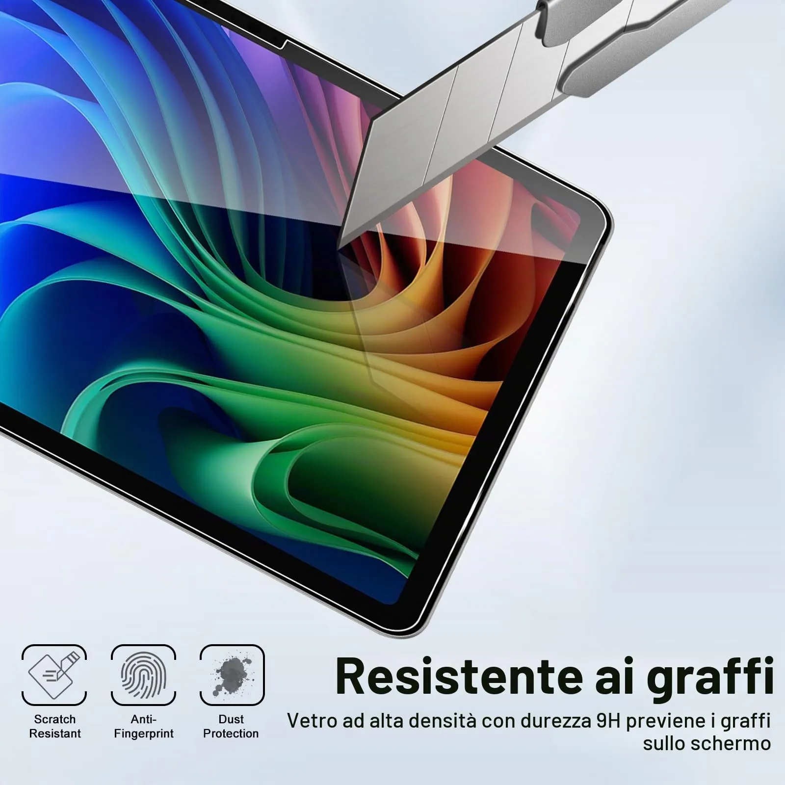ELYCO Pellicola Protettiva in Vetro Temperato per Microsoft Surface Pro 12" 1ª/2ª Edizione - immagine 4