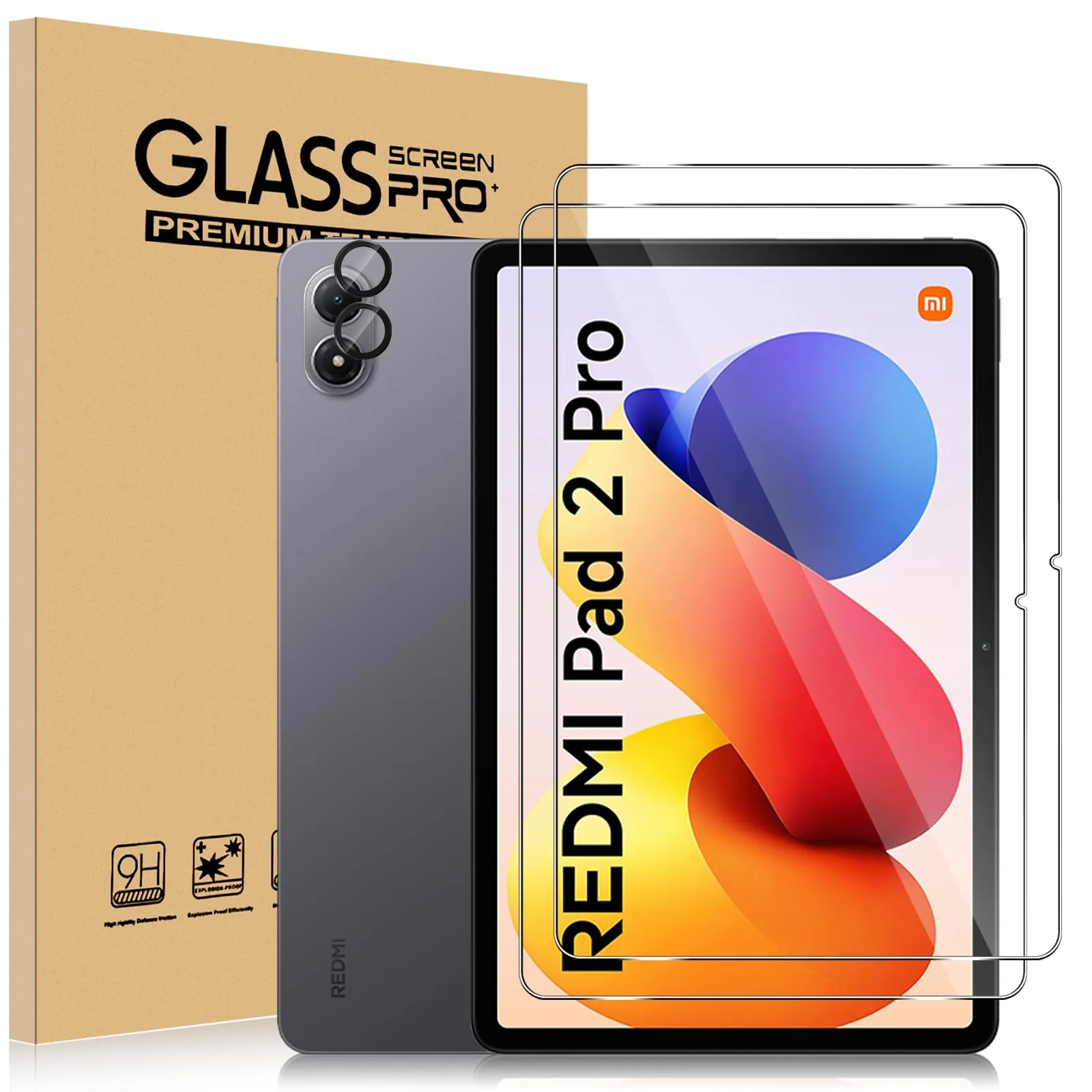 ELYCO Pellicola Protettiva in Vetro Temperato per Xiaomi Redmi Pad 2 Pro / POCO Pad M1 12.1 Pollici - immagine 1