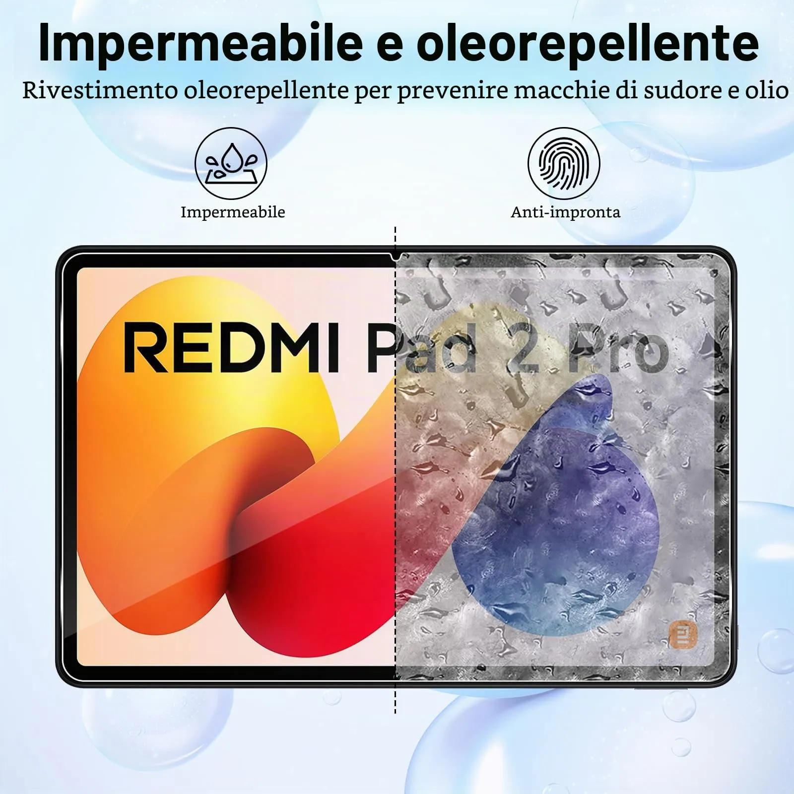 ELYCO Pellicola Protettiva in Vetro Temperato per Xiaomi Redmi Pad 2 Pro / POCO Pad M1 12.1 Pollici - immagine 3