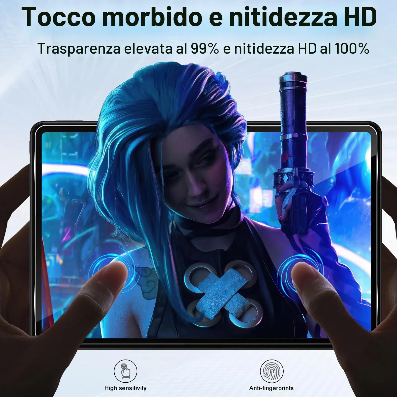 ELYCO Pellicola Protettiva in Vetro Temperato per Xiaomi Redmi Pad 2 Pro / POCO Pad M1 12.1 Pollici - immagine 6