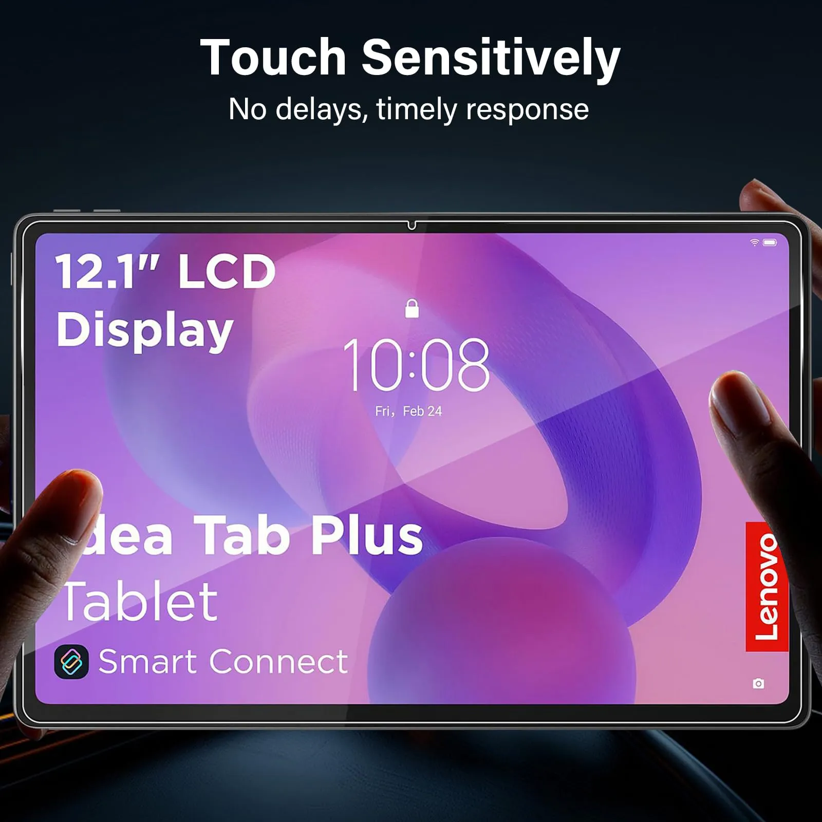 ELYCO Pellicola Protettiva in Vetro Temperato per Lenovo Idea Tab Plus 12.1 Pollici - immagine 6