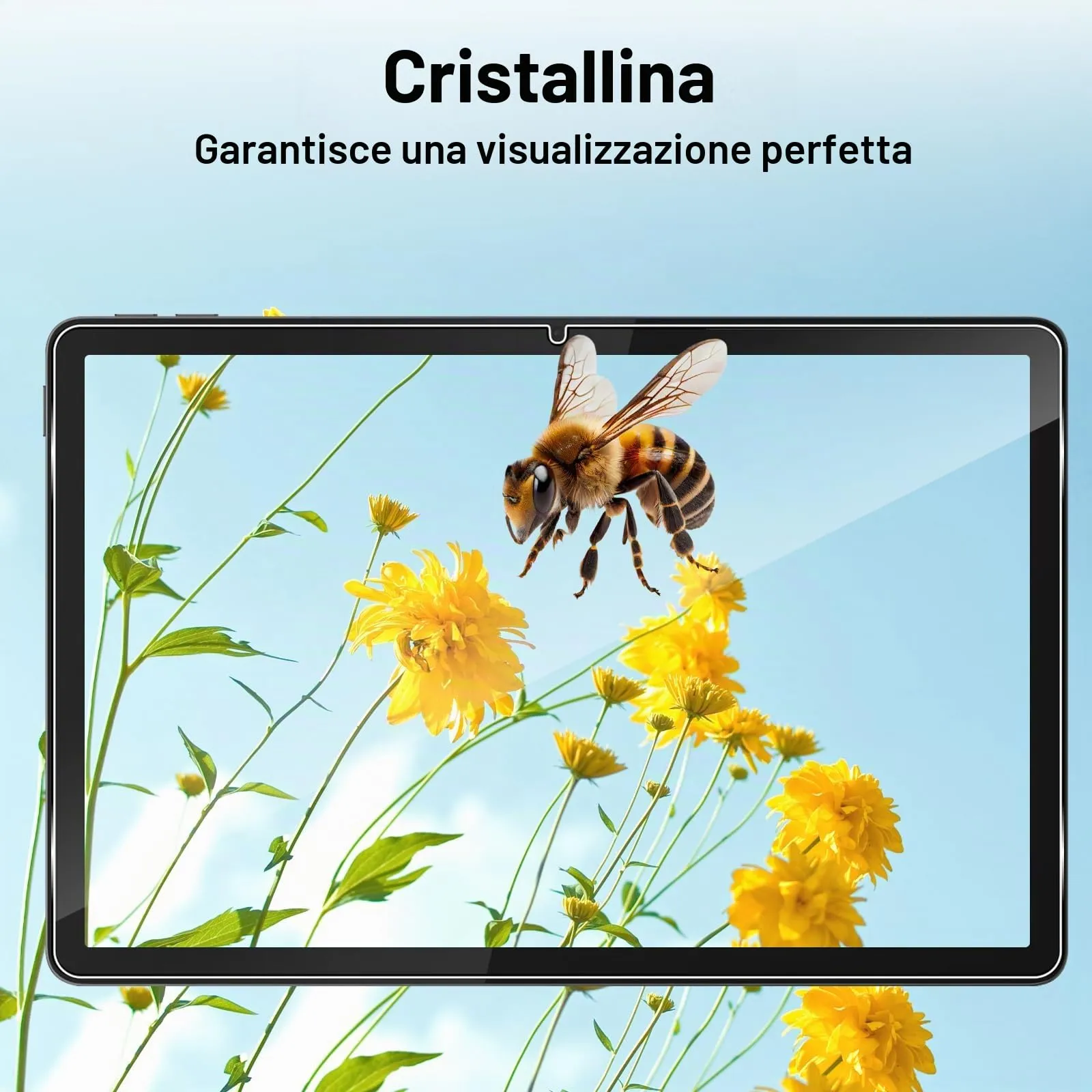 ELYCO Pellicola Protettiva in Vetro Temperato per Lenovo Tab 2025 TB311FU/TB311XU 10.1 Pollici - immagine 7