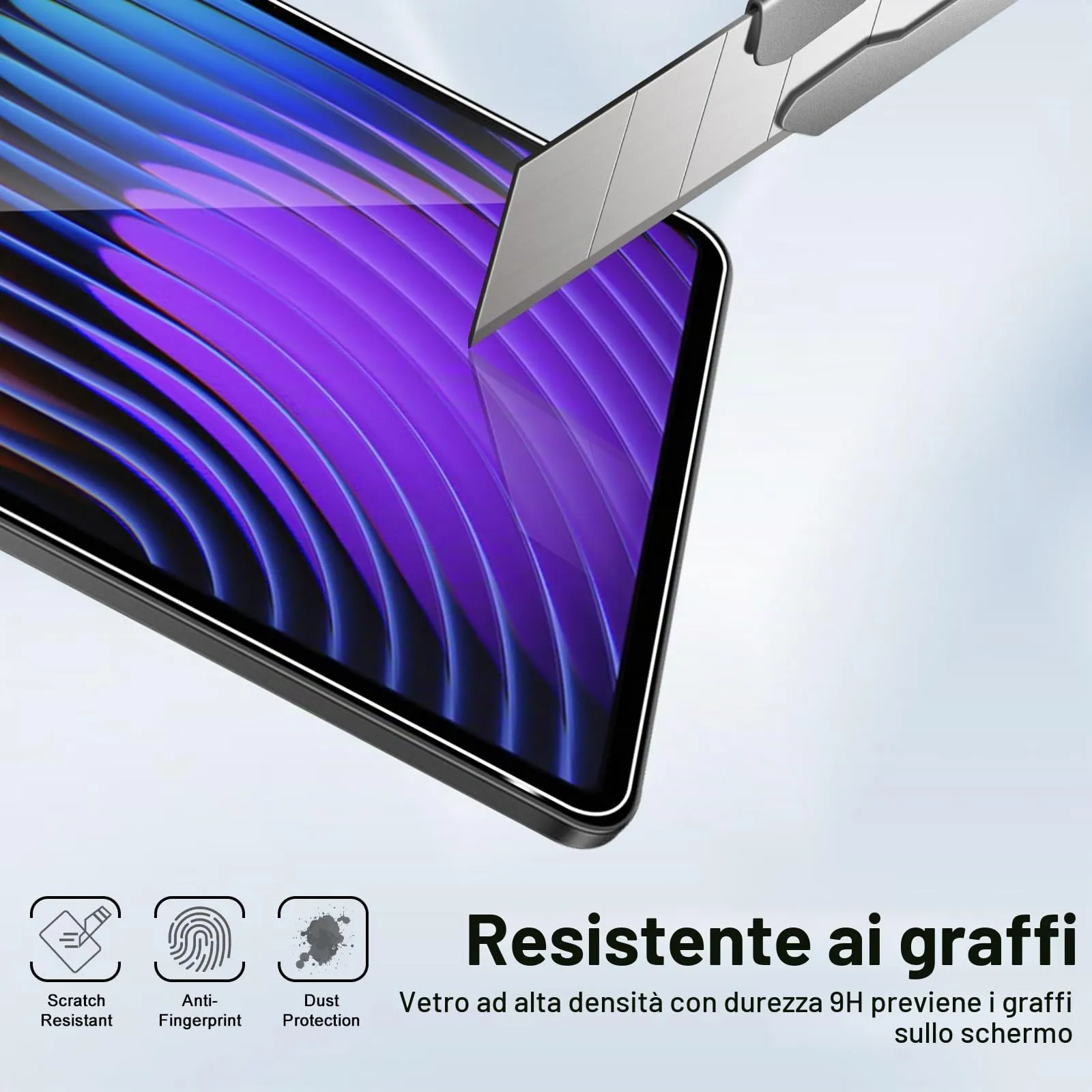 ELYCO Pellicola Protettiva in Vetro Temperato per Xiaomi Pad 7/7 Pro 11.2 Pollici - immagine 4