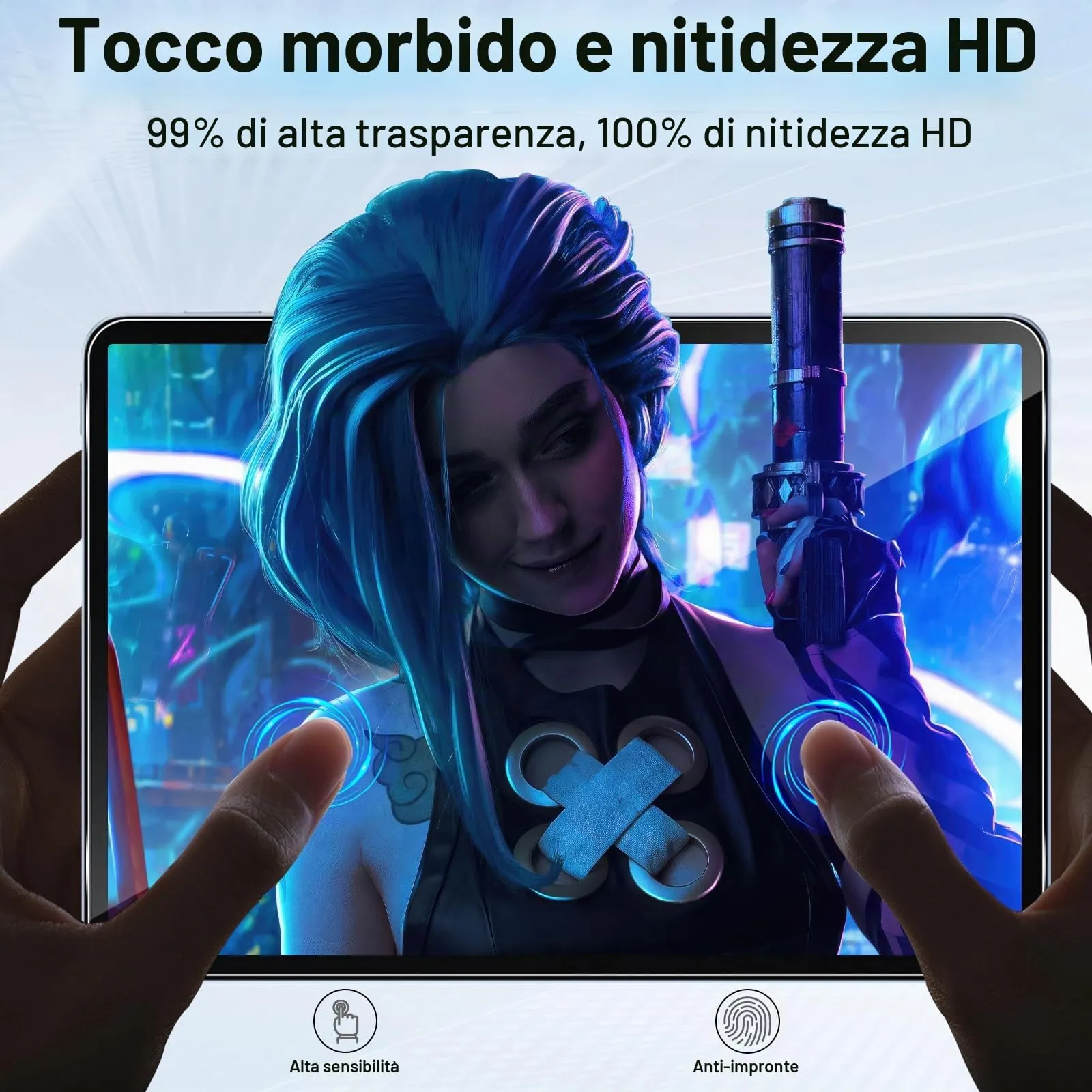 ELYCO Pellicola Protettiva in Vetro Temperato per Xiaomi Pad 7/7 Pro 11.2 Pollici - immagine 6