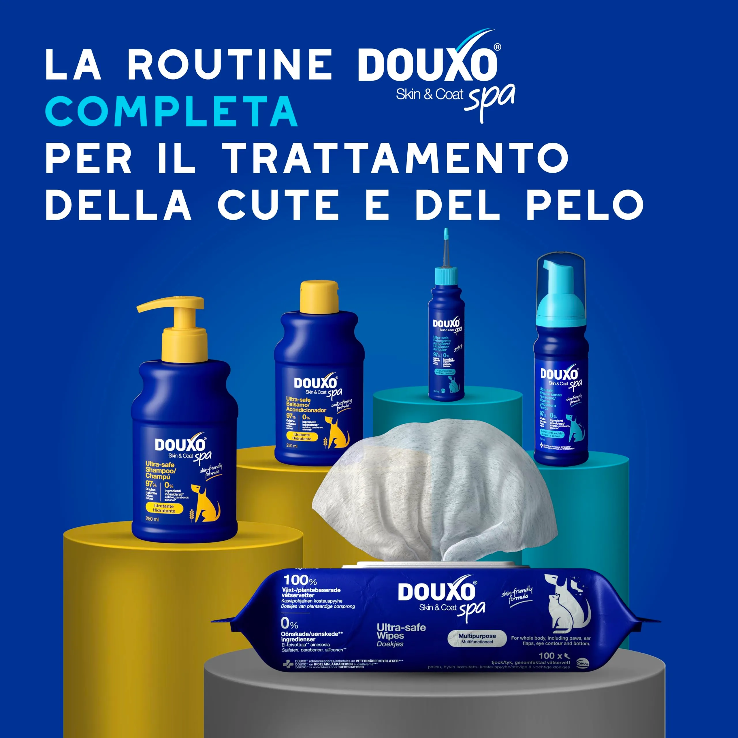 DOUXO Skin & Coat SPA Detergente per Orecchie Cani e Gatti, 120ml - immagine 7
