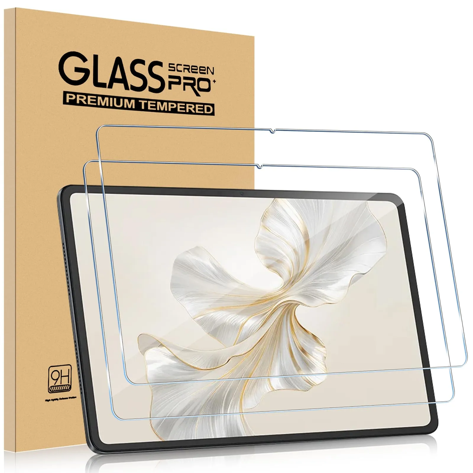 ELYCO Pellicola Protettiva in Vetro Temperato per Honor Pad 10, Pad 9 e Lenovo Idea Tab Plus 12.1 Pollici - immagine 1