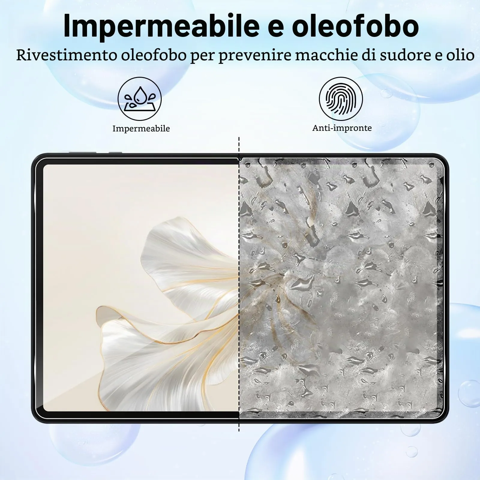 ELYCO Pellicola Protettiva in Vetro Temperato per Honor Pad 10, Pad 9 e Lenovo Idea Tab Plus 12.1 Pollici - immagine 3
