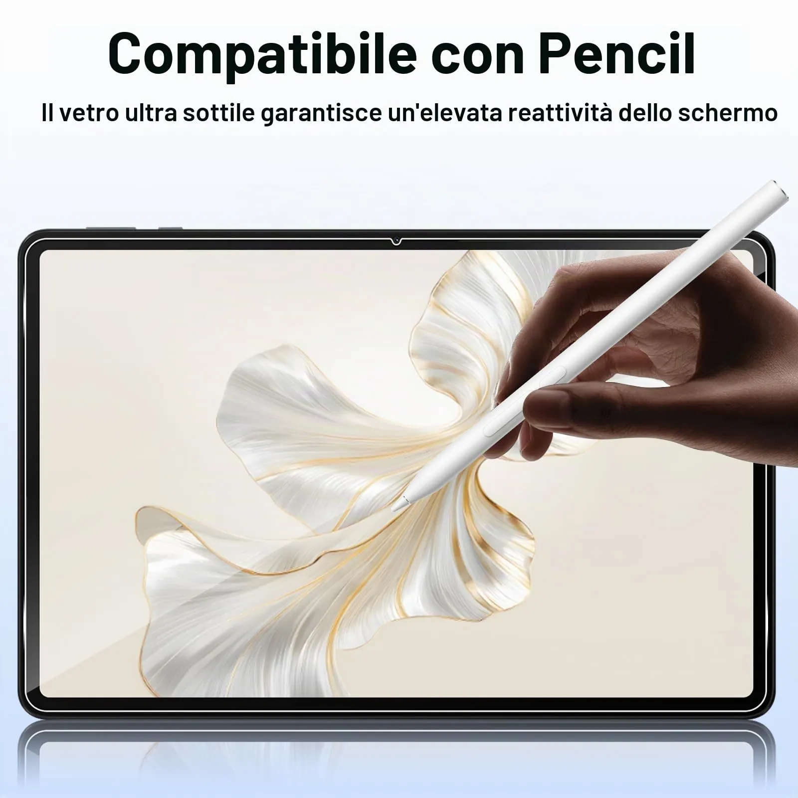 ELYCO Pellicola Protettiva in Vetro Temperato per Honor Pad 10, Pad 9 e Lenovo Idea Tab Plus 12.1 Pollici - immagine 5