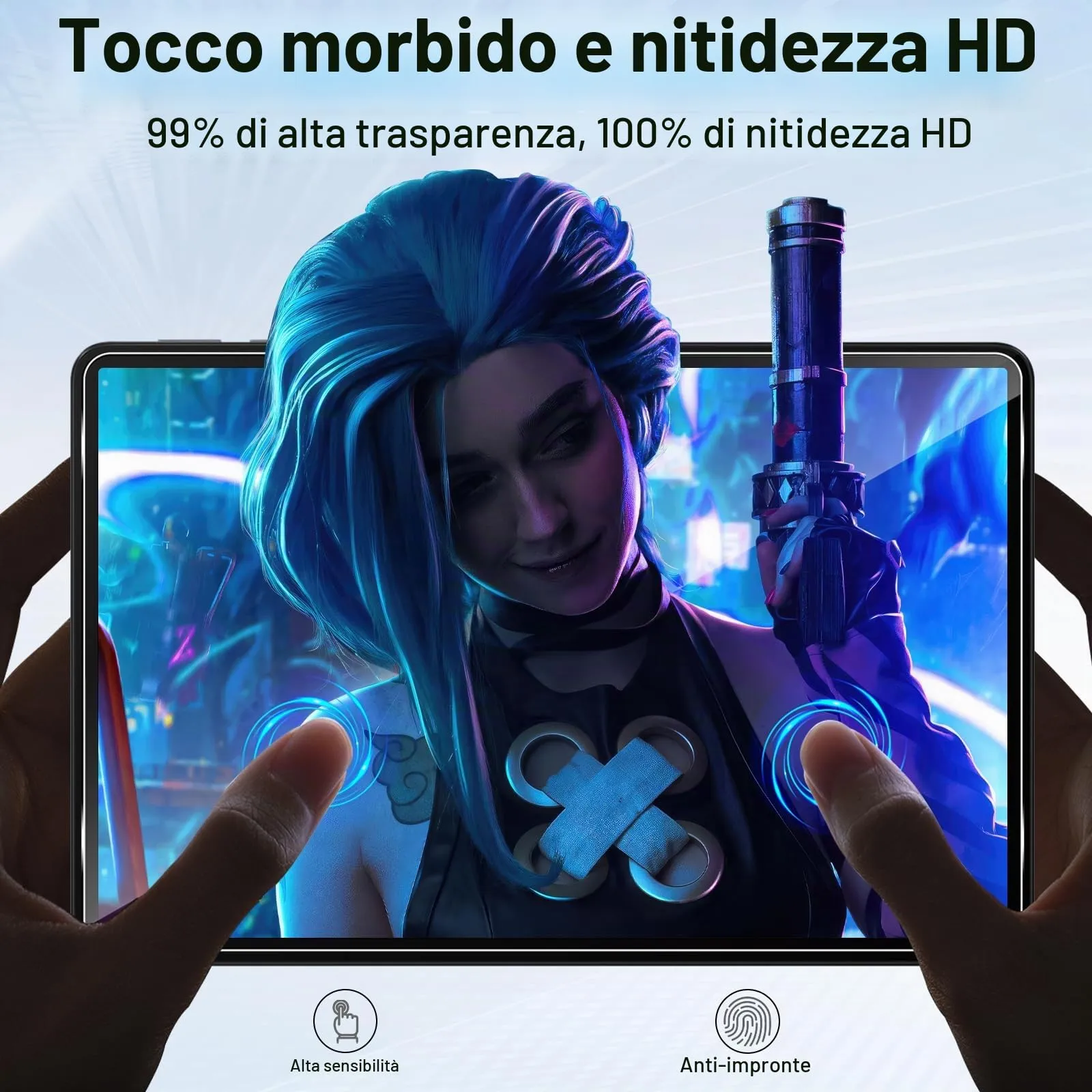 ELYCO Pellicola Protettiva in Vetro Temperato per Honor Pad 10, Pad 9 e Lenovo Idea Tab Plus 12.1 Pollici - immagine 6