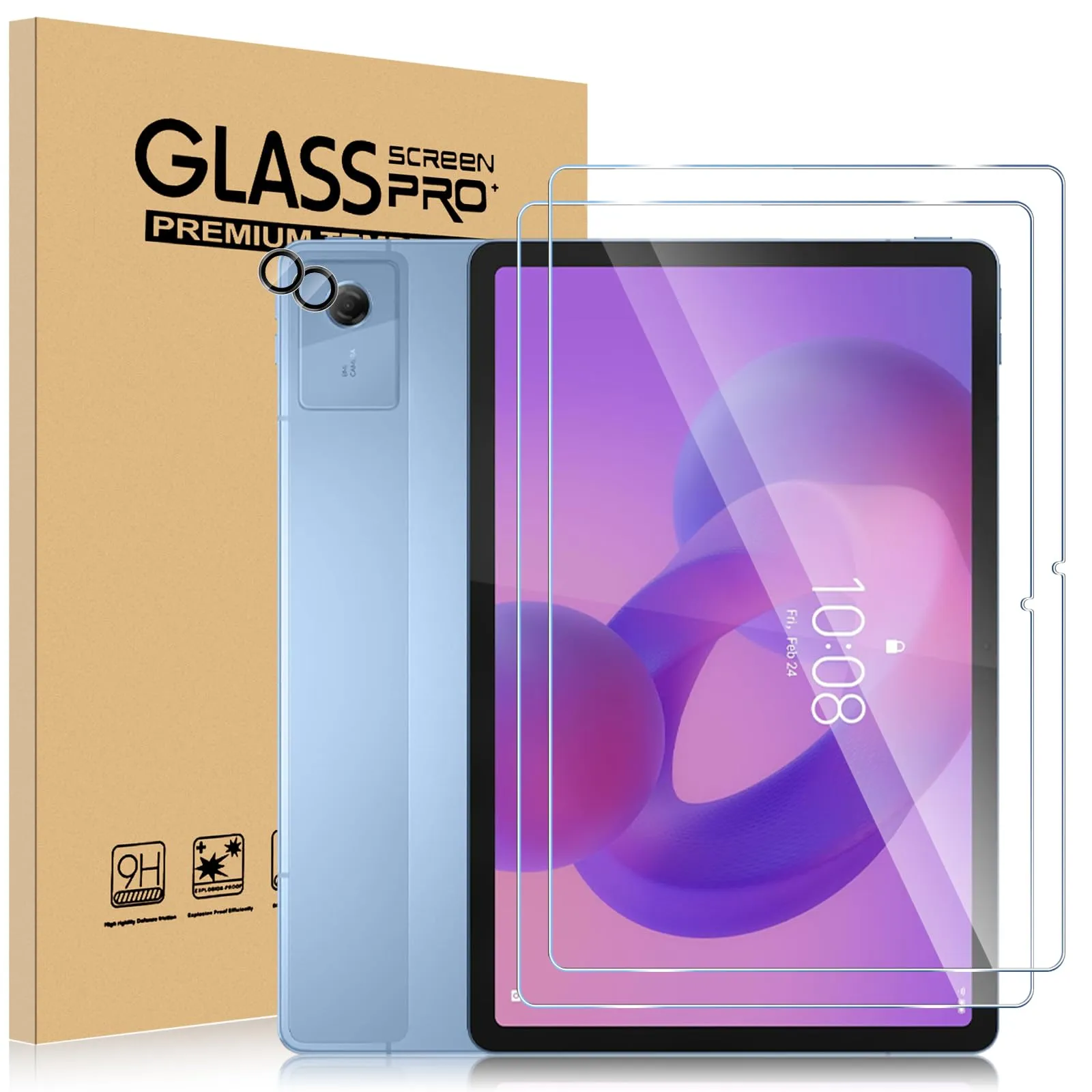 ELYCO Pellicola Protettiva in Vetro Temperato per Lenovo Idea Tab 11 Pollici - immagine 1