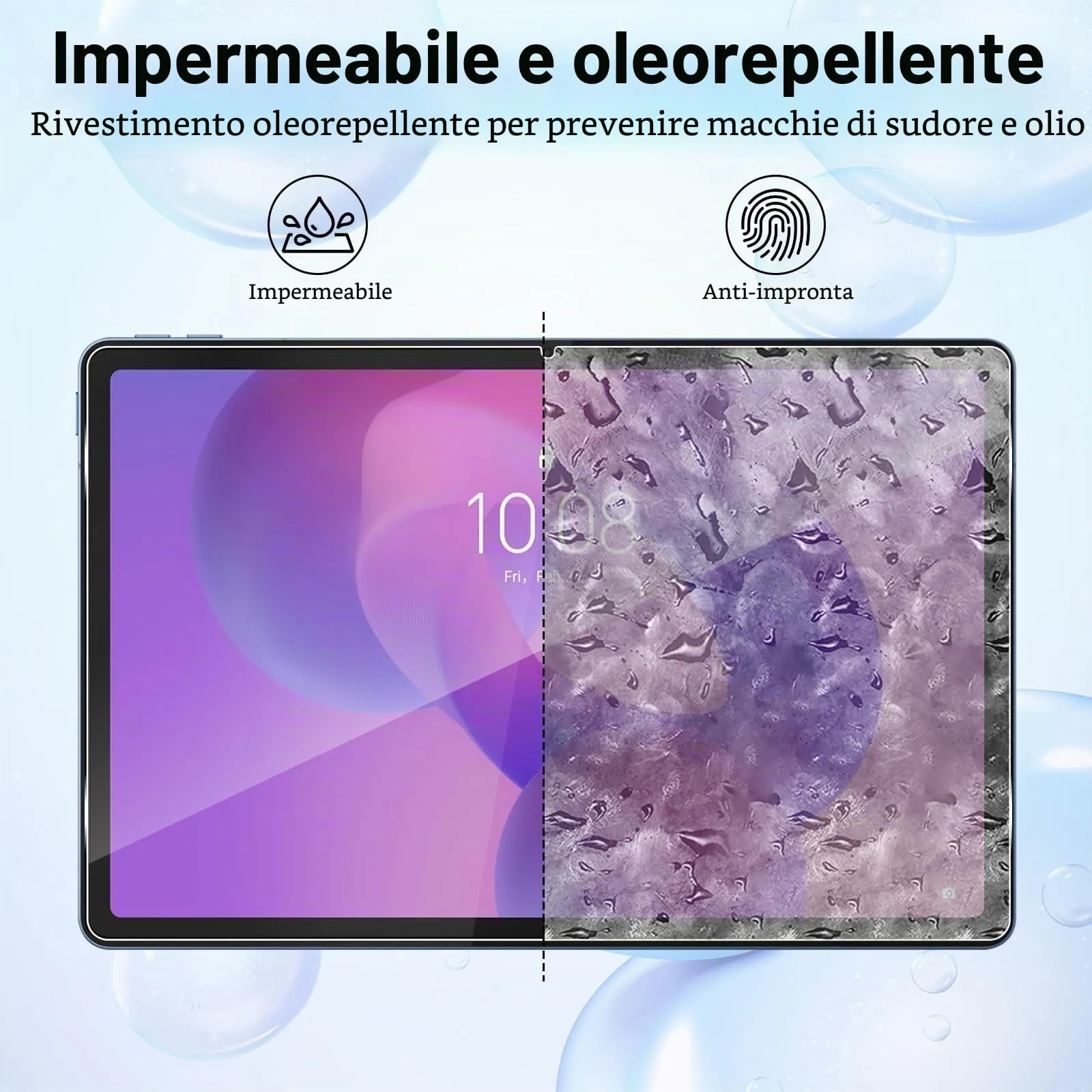 ELYCO Pellicola Protettiva in Vetro Temperato per Lenovo Idea Tab 11 Pollici - immagine 3