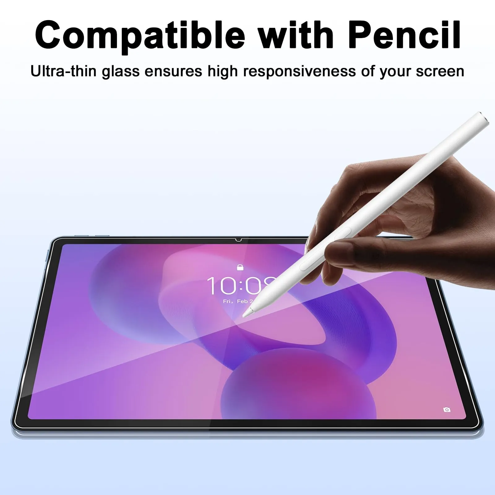 ELYCO Pellicola Protettiva in Vetro Temperato per Lenovo Idea Tab 11 Pollici - immagine 5