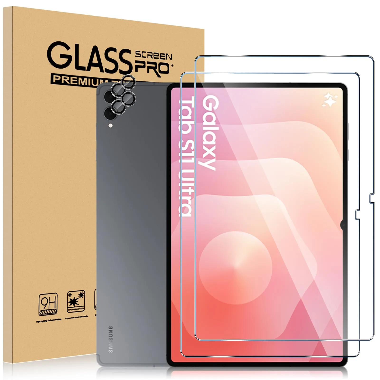 ELYCO Pellicola Protettiva in Vetro Temperato per Samsung Galaxy Tab S12 Ultra/S11 Ultra 14.6" - immagine 1