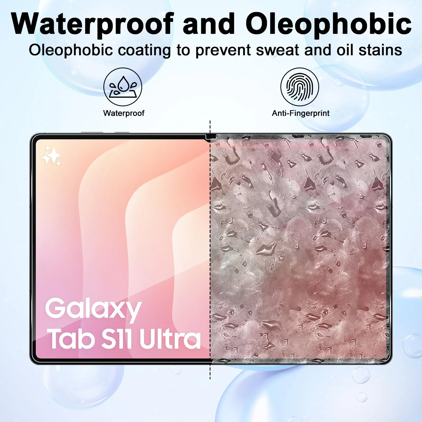 ELYCO Pellicola Protettiva in Vetro Temperato per Samsung Galaxy Tab S12 Ultra/S11 Ultra 14.6" - immagine 3