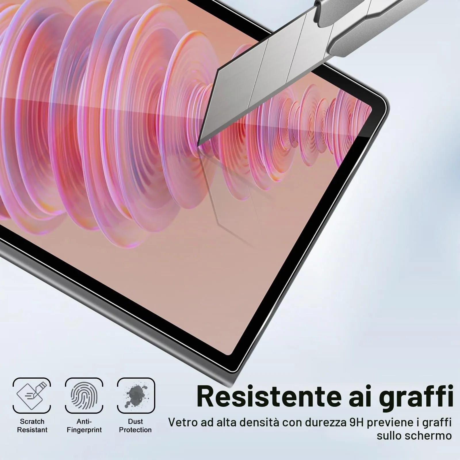 ELYCO Pellicola Protettiva in Vetro Temperato per Lenovo Tab Plus 11.5 Pollici - immagine 4