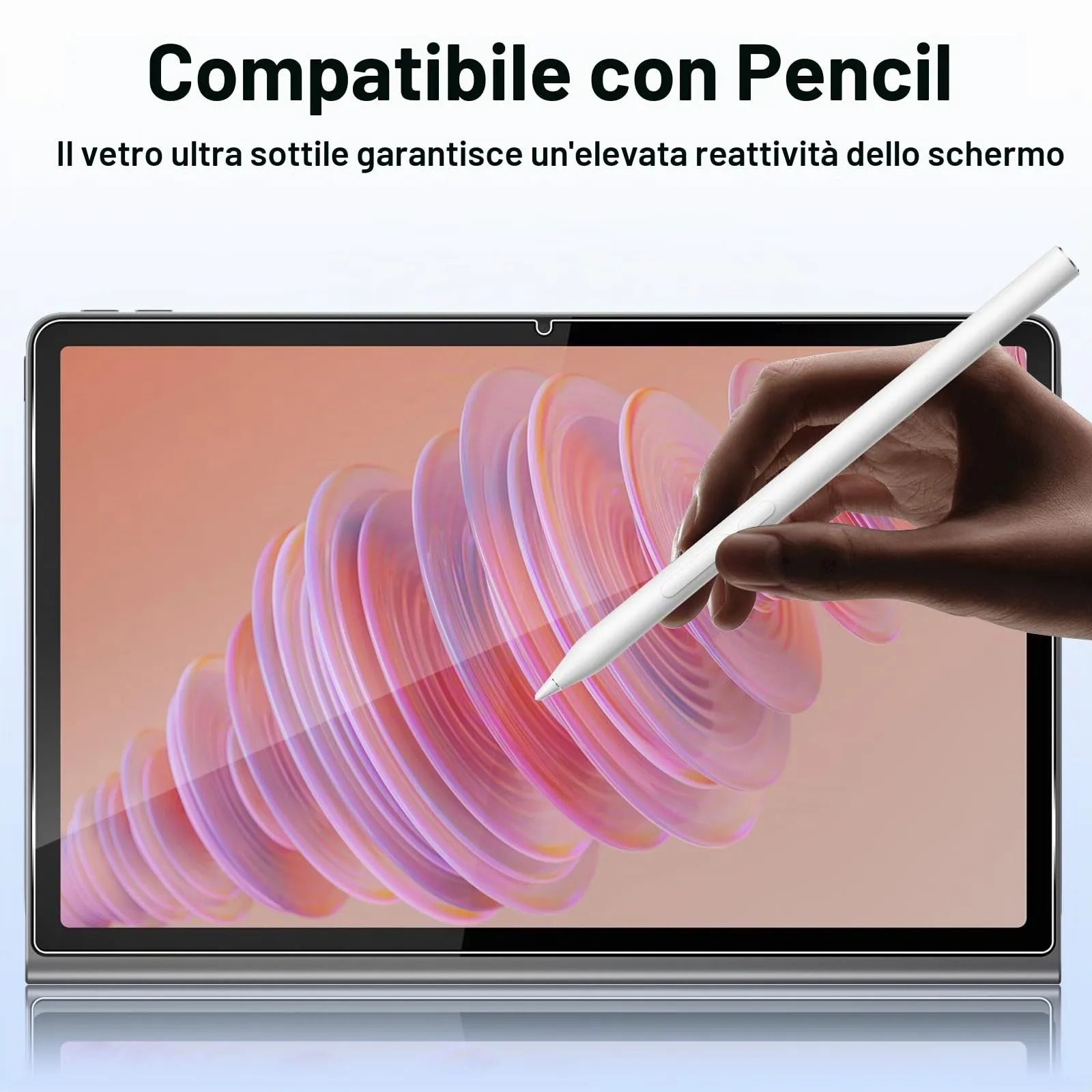 ELYCO Pellicola Protettiva in Vetro Temperato per Lenovo Tab Plus 11.5 Pollici - immagine 5