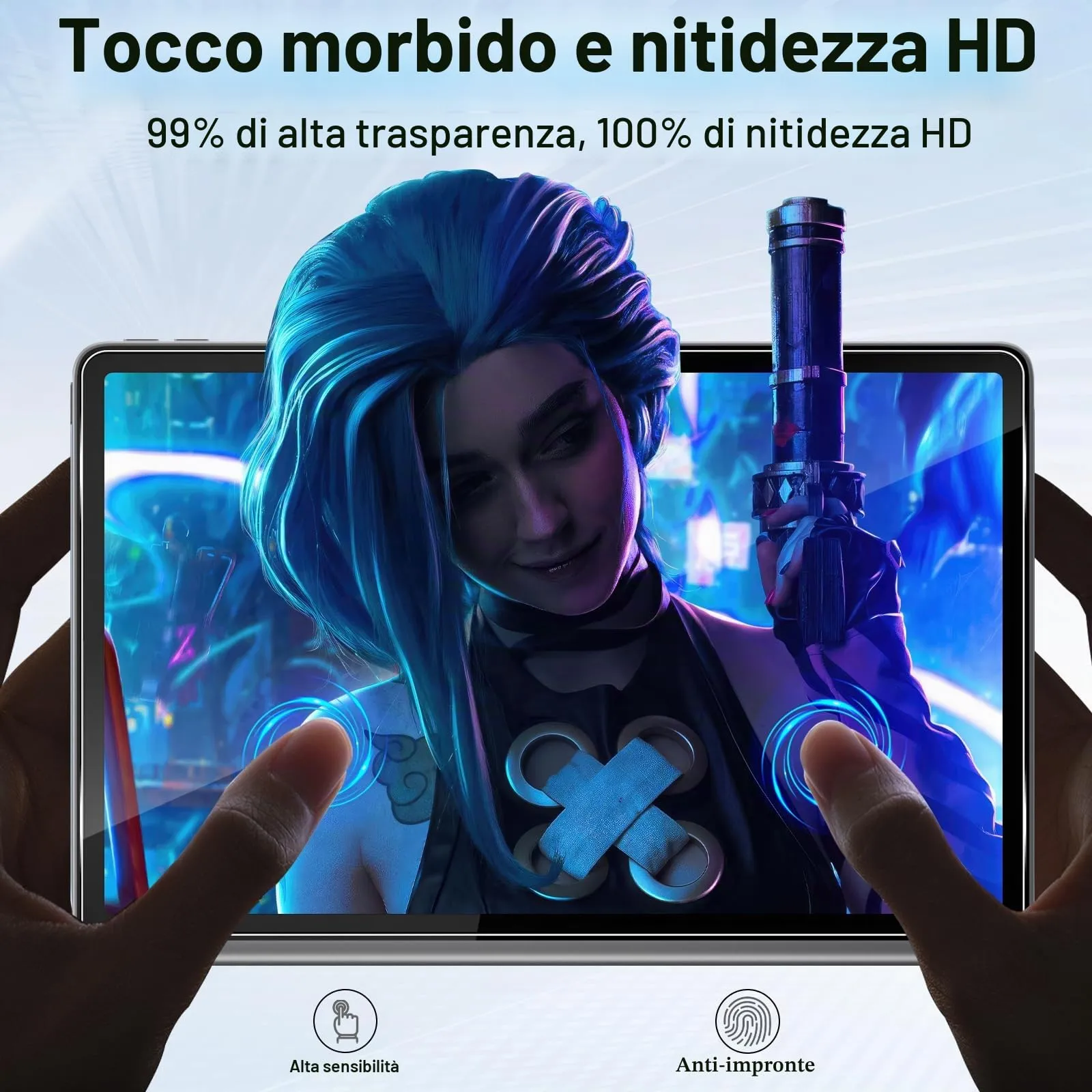 ELYCO Pellicola Protettiva in Vetro Temperato per Lenovo Tab Plus 11.5 Pollici - immagine 6